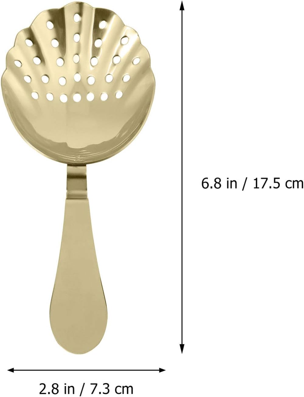 Sturdy Stainless Steel Cocktail Strainer Spoon by DOITOOL for Home Bar