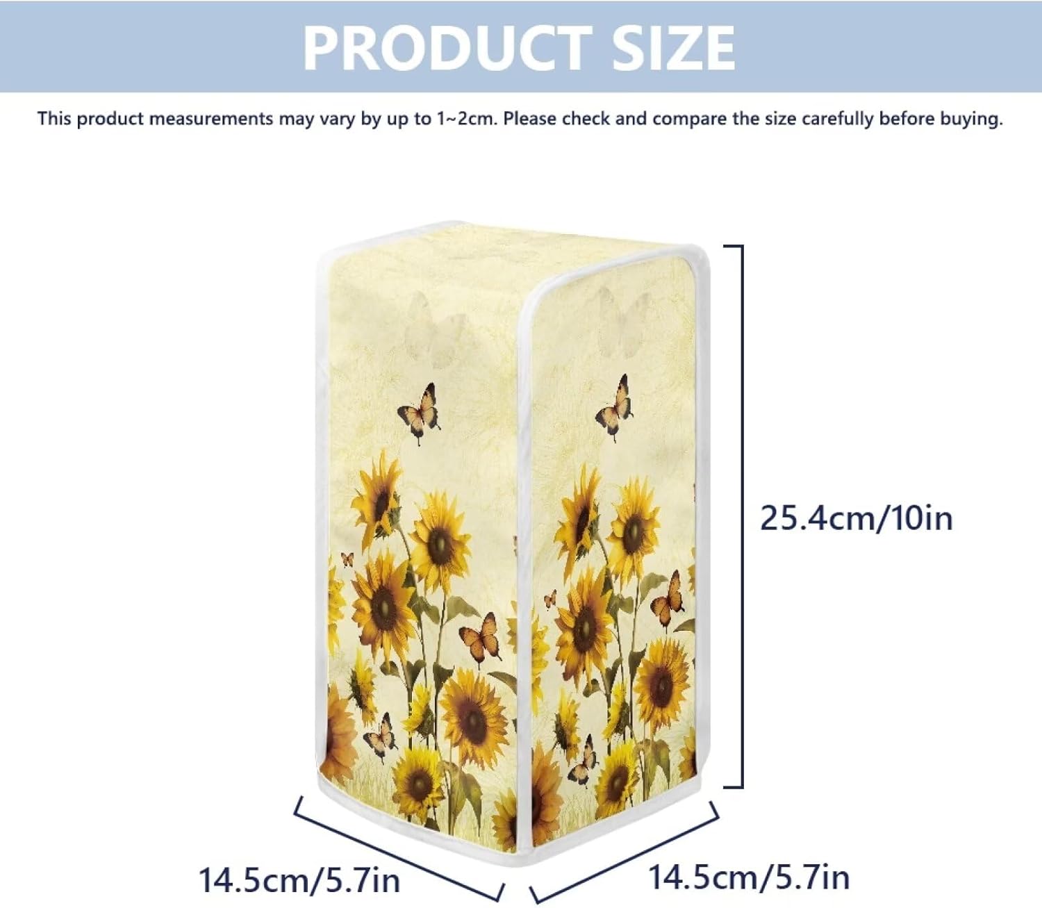 Sunflower Butterfly Protect Clean Can Opener Cover