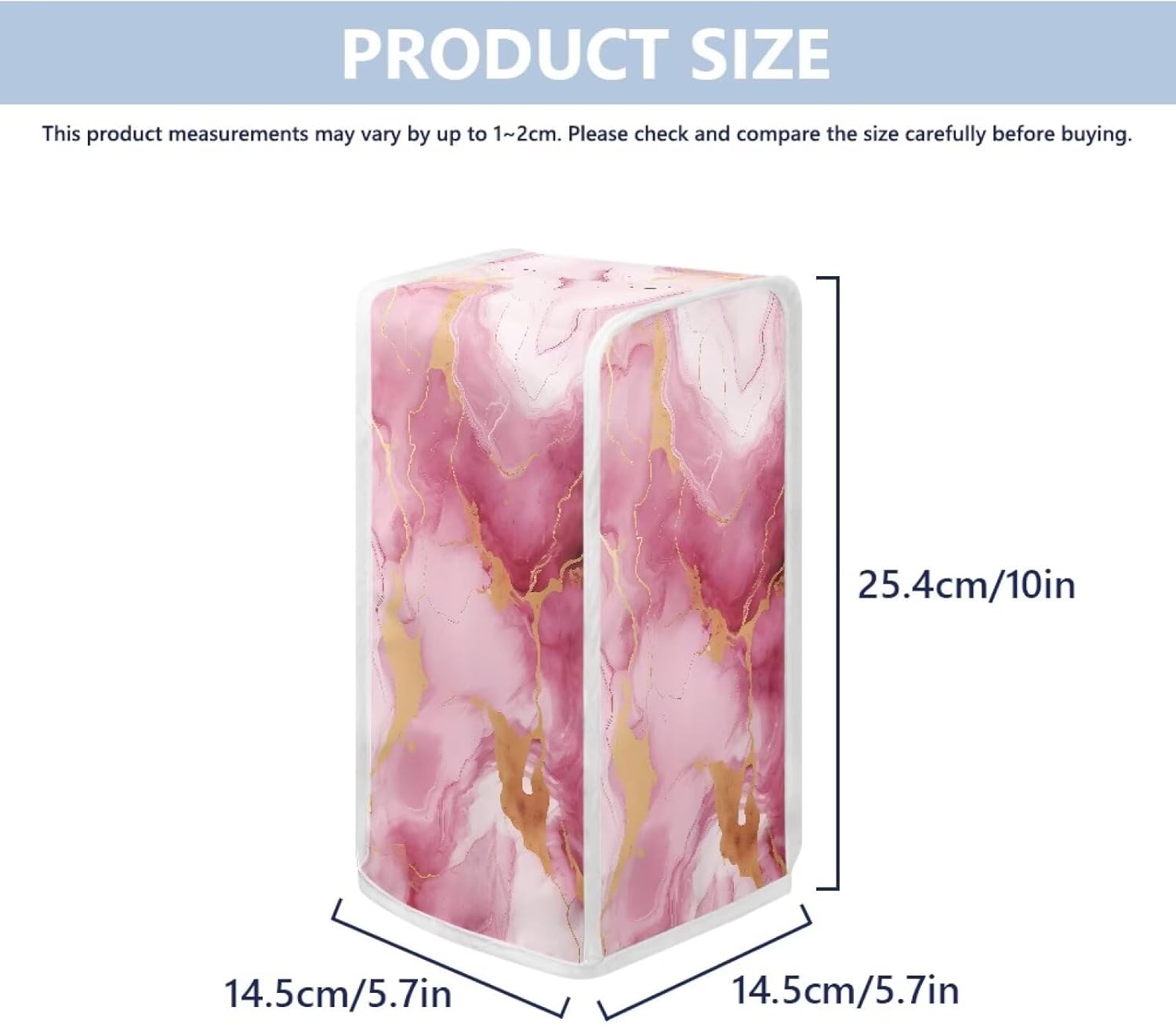 Durable Pink Marble Can Opener Protector Cover
