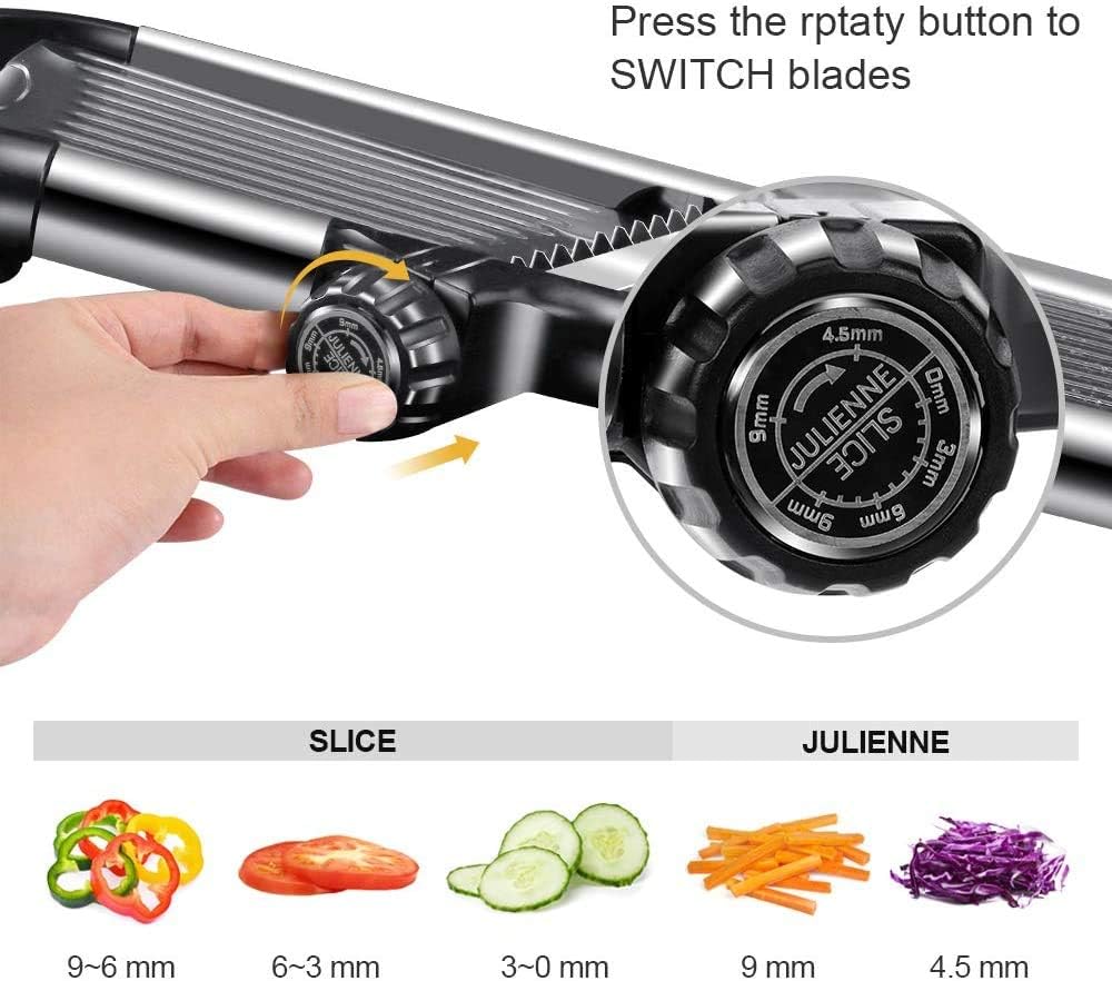 Adjustable Mandoline Slicer Set for Kitchen
