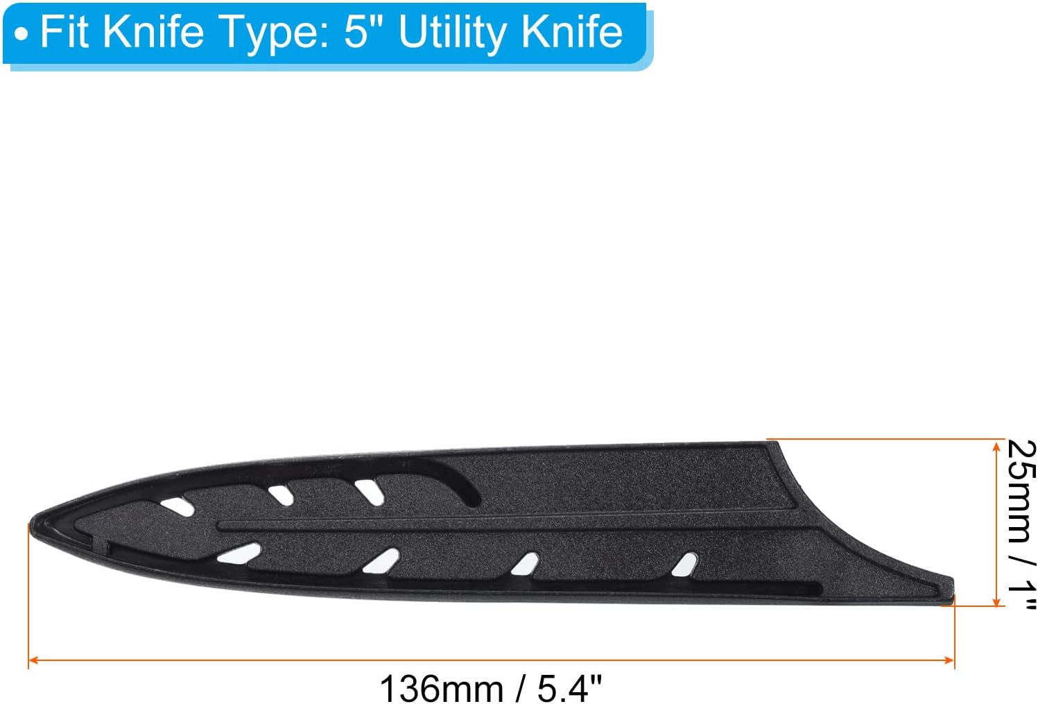 Patikil 2-Pack Plastic Safety Knife Covers