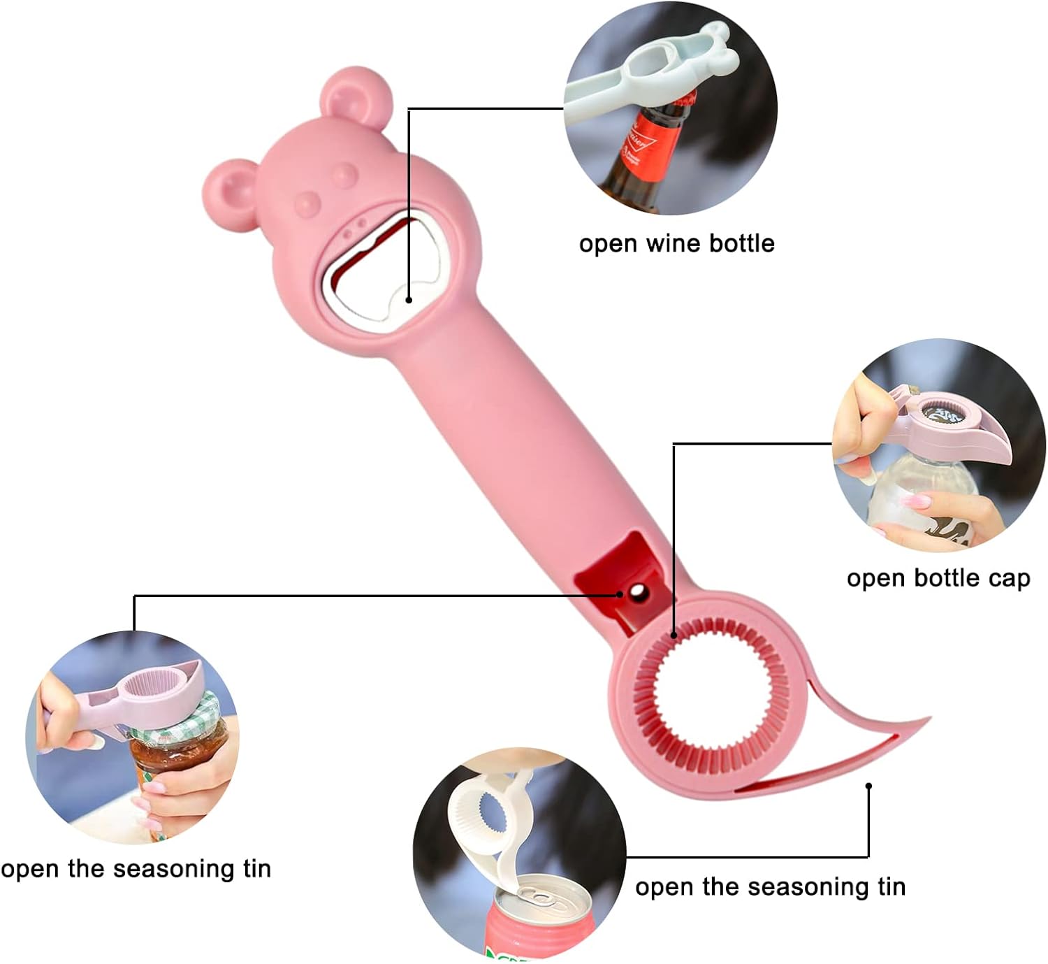 4-in-1 Jar Opener for Arthritic Hands and Seniors