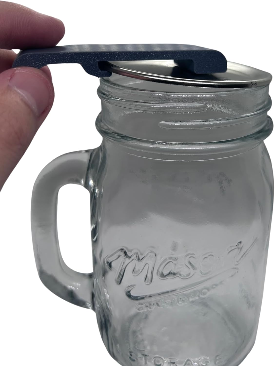 Mason Jar Opener - Easy Release Vacuum Seal Gray