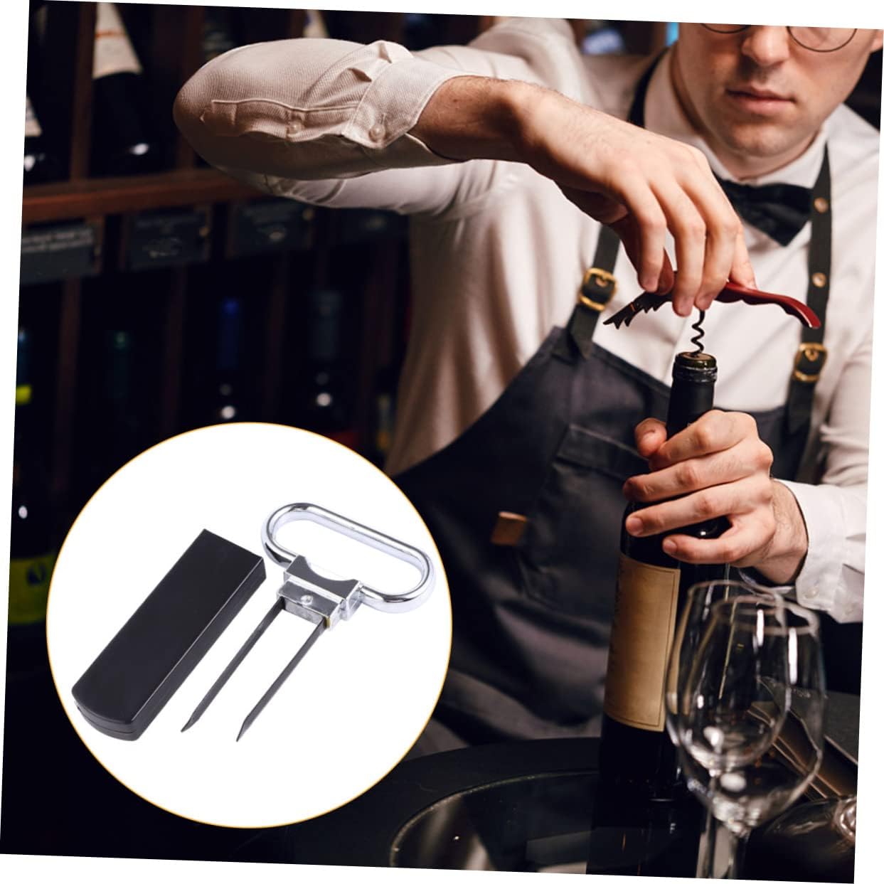 Premium Corkscrew Bottle Opener for Home Bars Parties