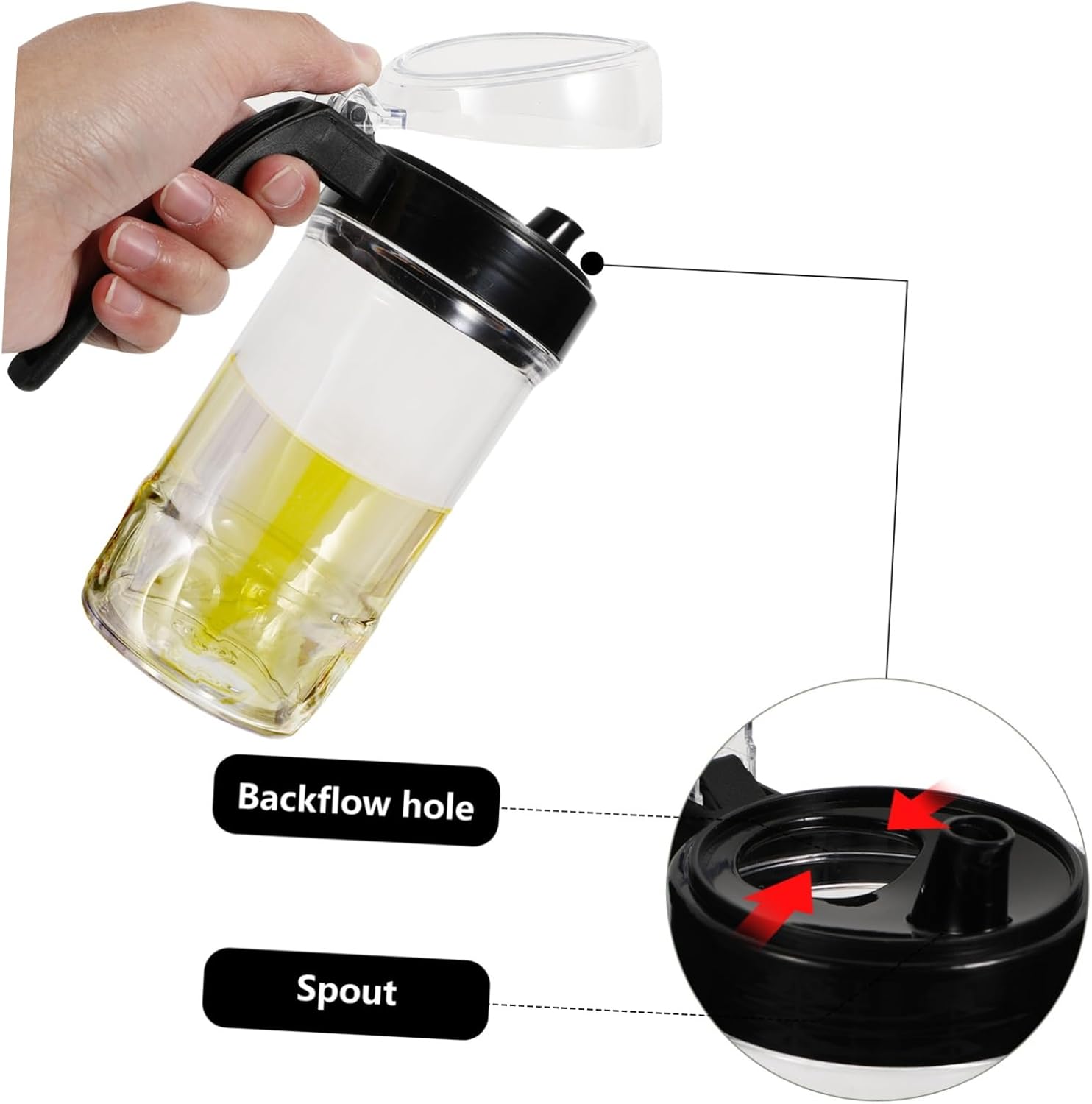 Alipis 500ml Leak-Proof Oil Dispenser