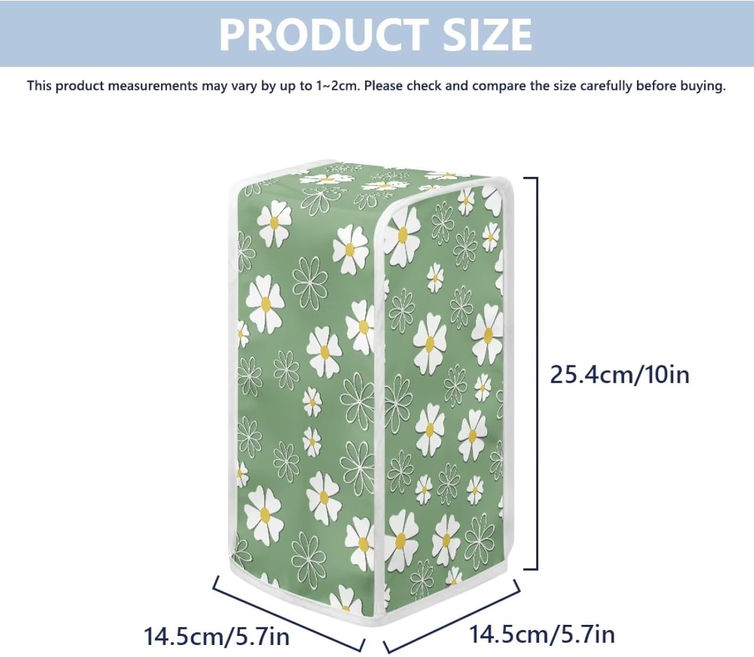 ZUXONGSY Floral Electric Can Opener Dust Cover