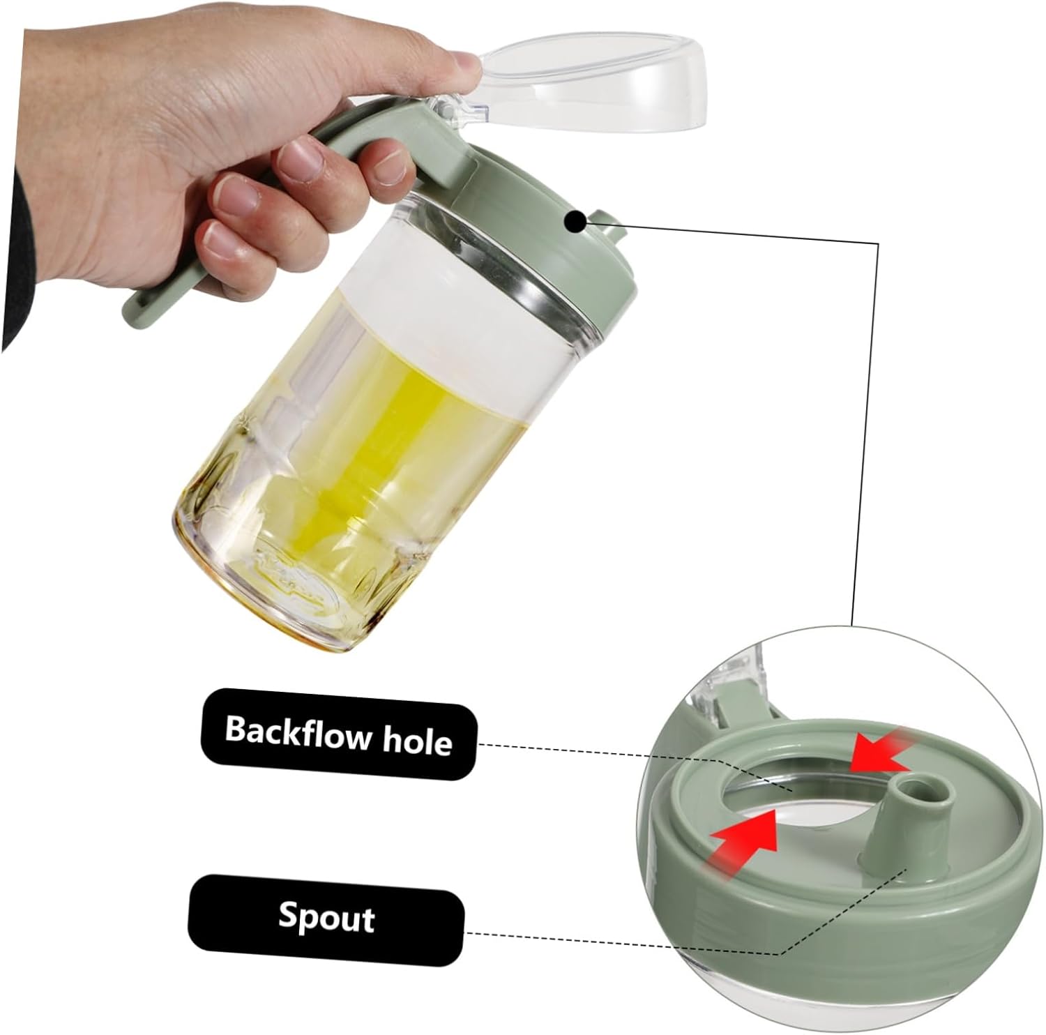 Specialty 500ml Oil Dispenser for Condiments