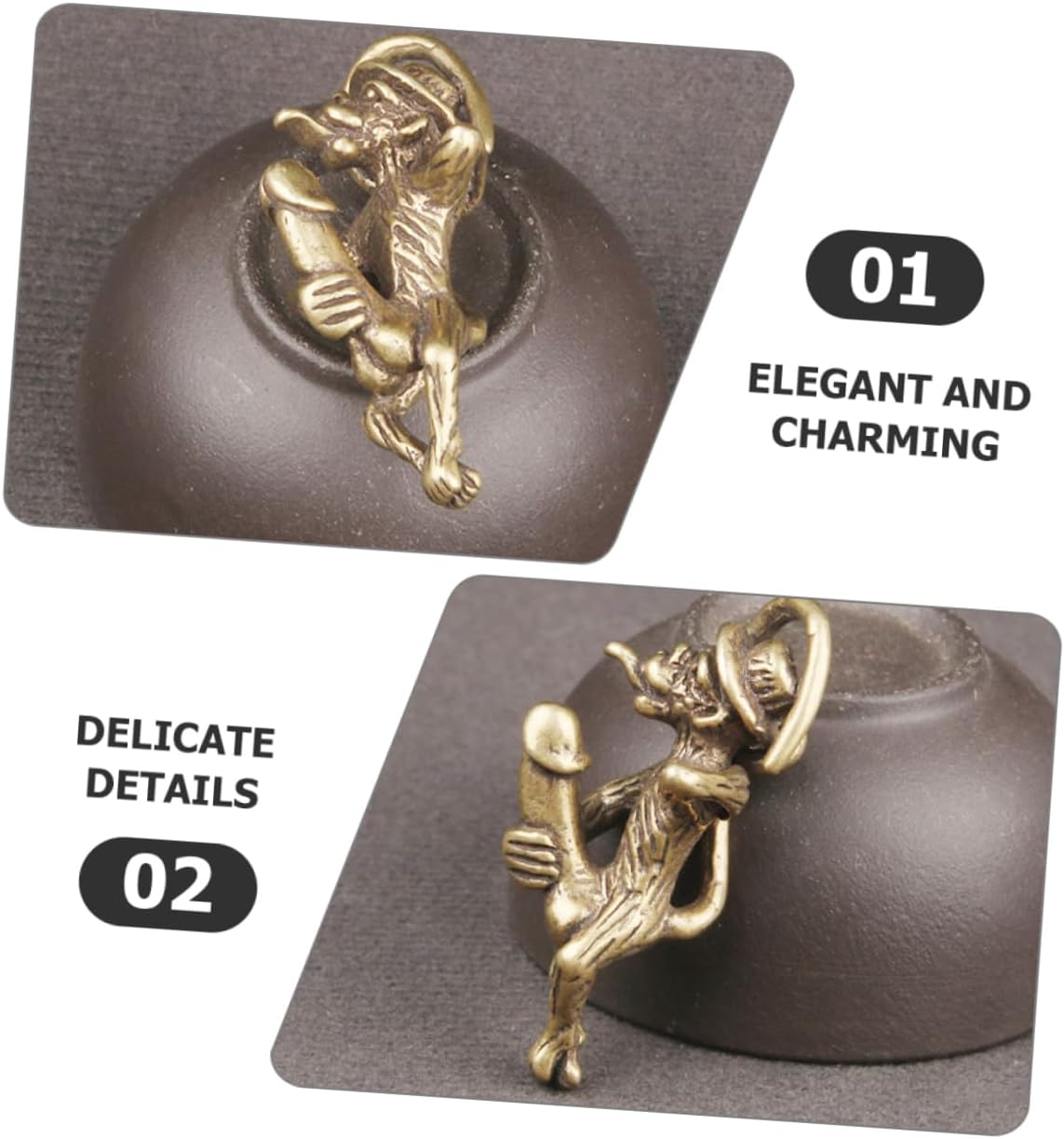 Brass Monkey Keychain