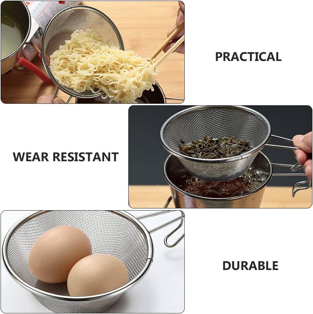Fishing GlassSoup Skimmer Stainless Steel Strainer for Noodles Tea Eggs