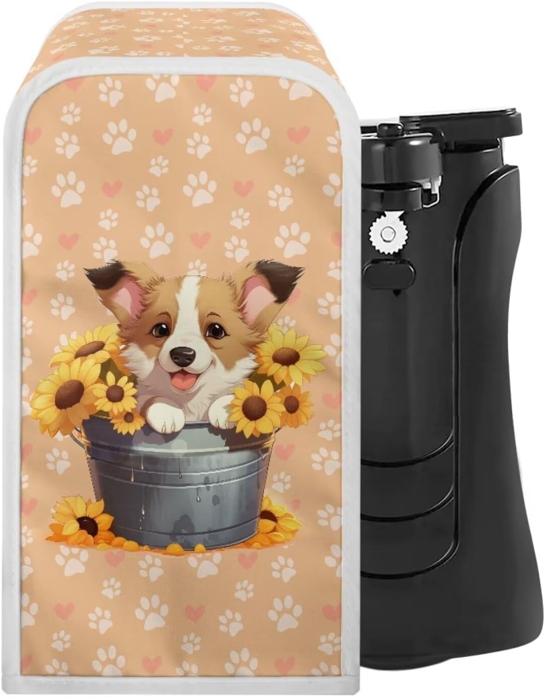 ZUXONGSY Electric Can Opener Dust Cover Sunflower Kitchen Decor