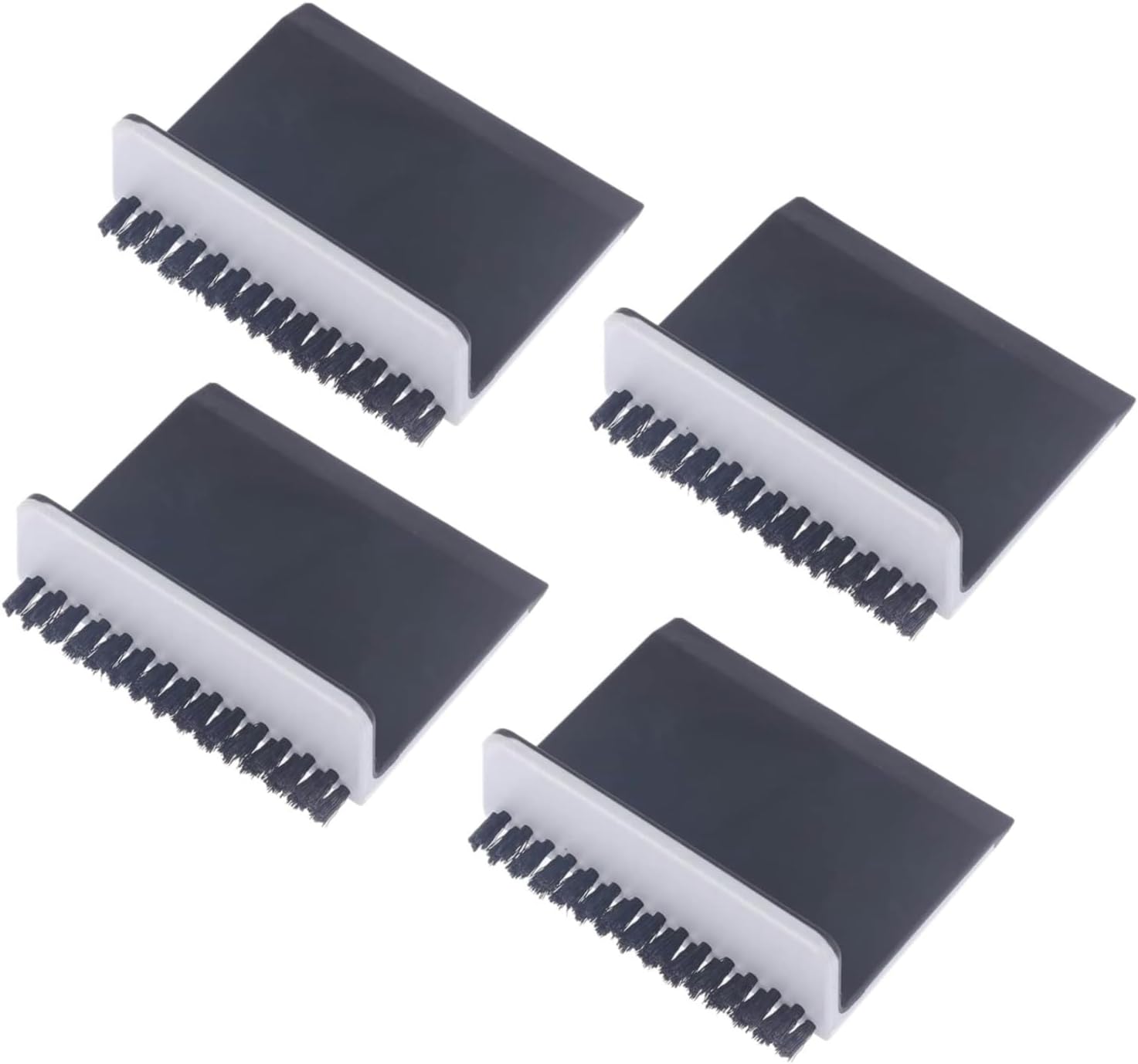 4-Piece Set of Black Kitchen Sink Squeegee Cleaner