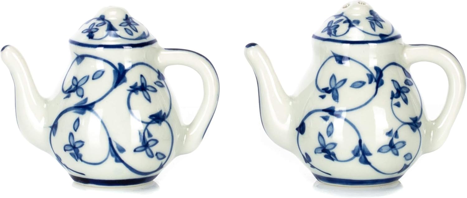 VersaCEFECT White 2-inch Porcelain Ceramic Salt and Pepper Shaker Set