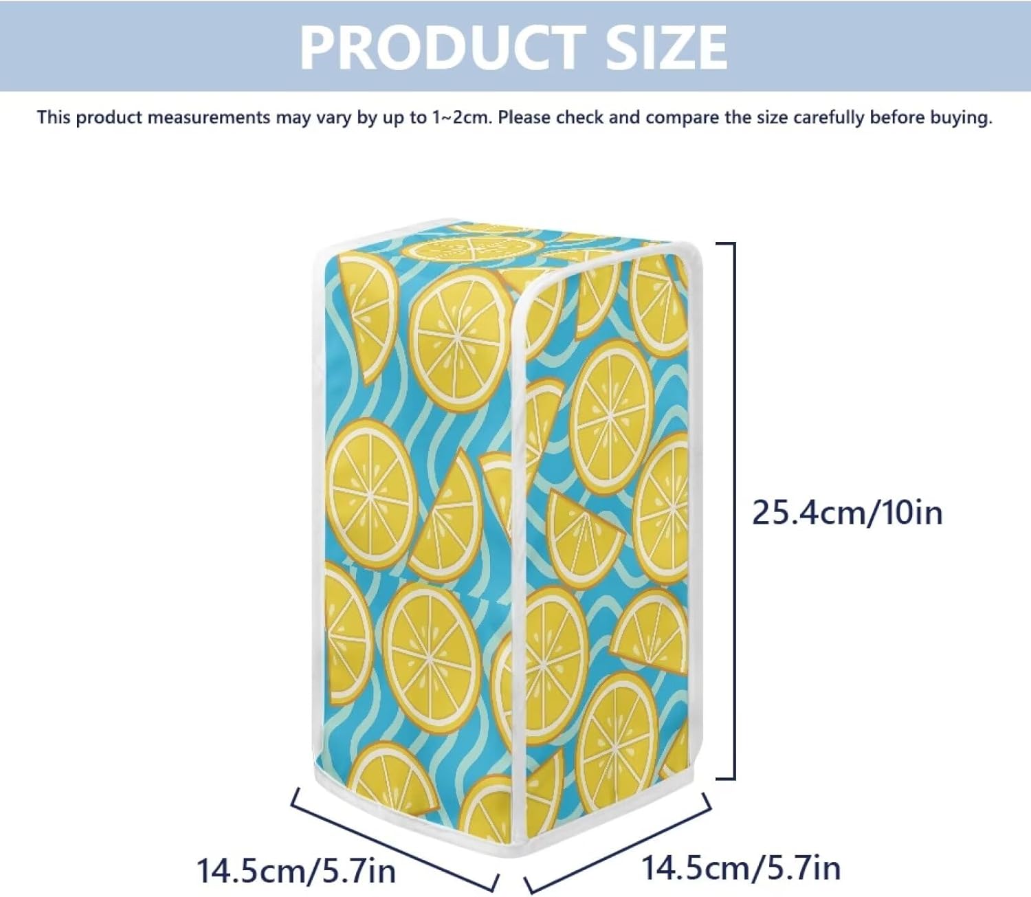 Lemon Wavy Electric Can Opener Cover Decoration for Kitchens