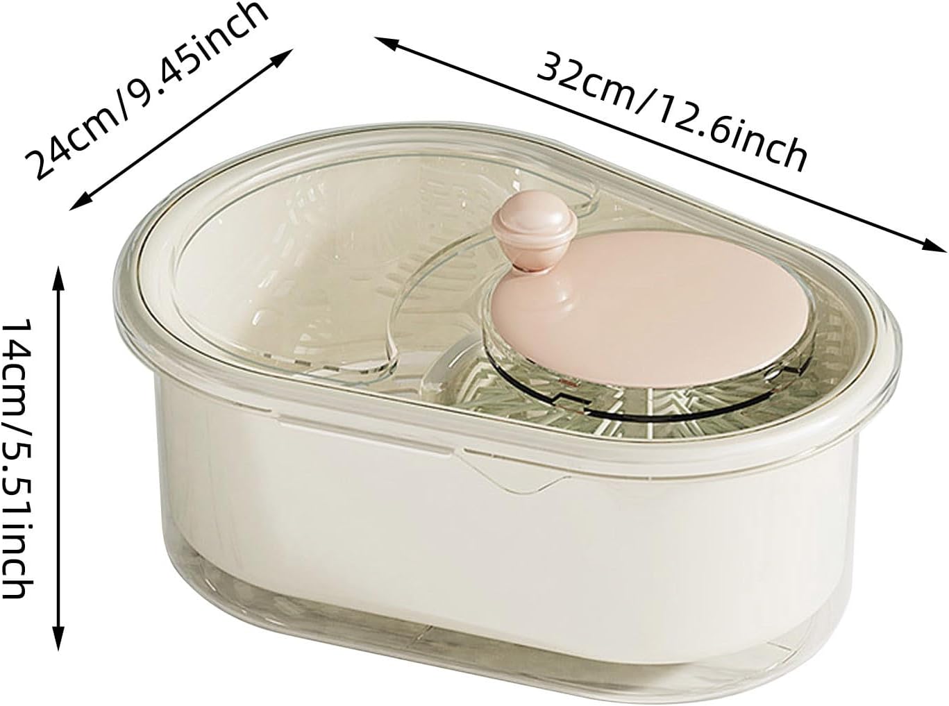 Fruit and Vegetable Washer Spinner Home Kitchen Essential for Daily Use