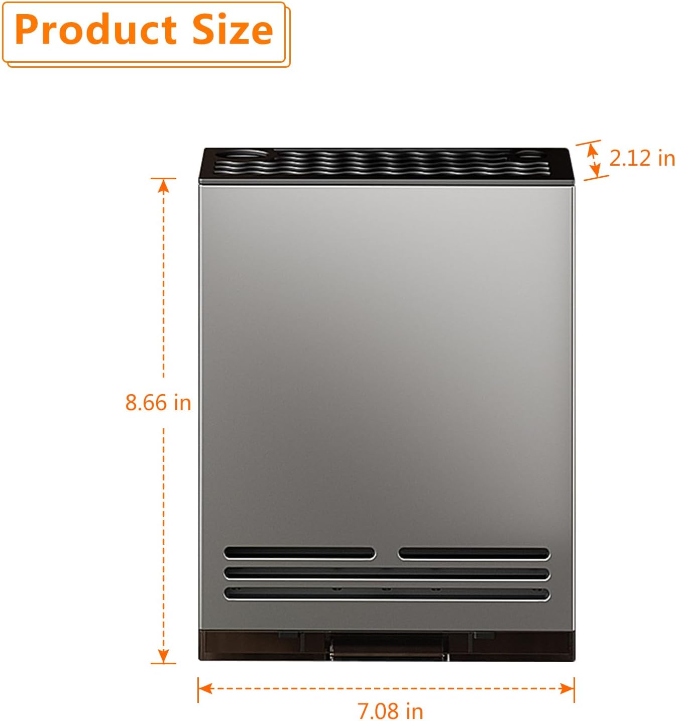 Magnetic Aluminum Knife Holder for Refrigerator Kitchen Storage