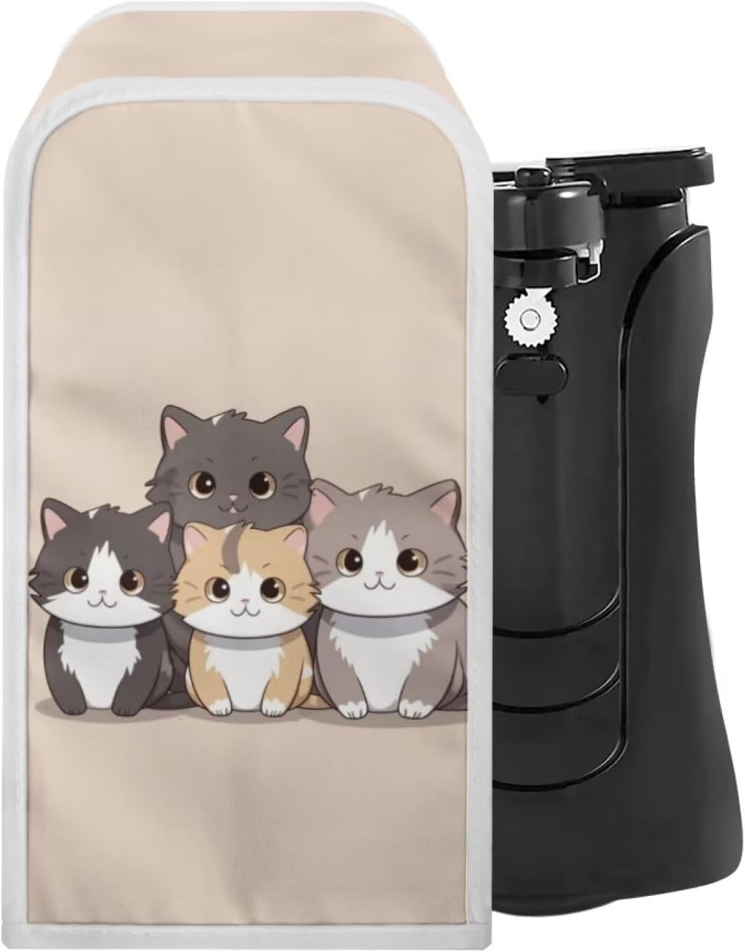 Cartoon Cat Can Opener Dust Cover