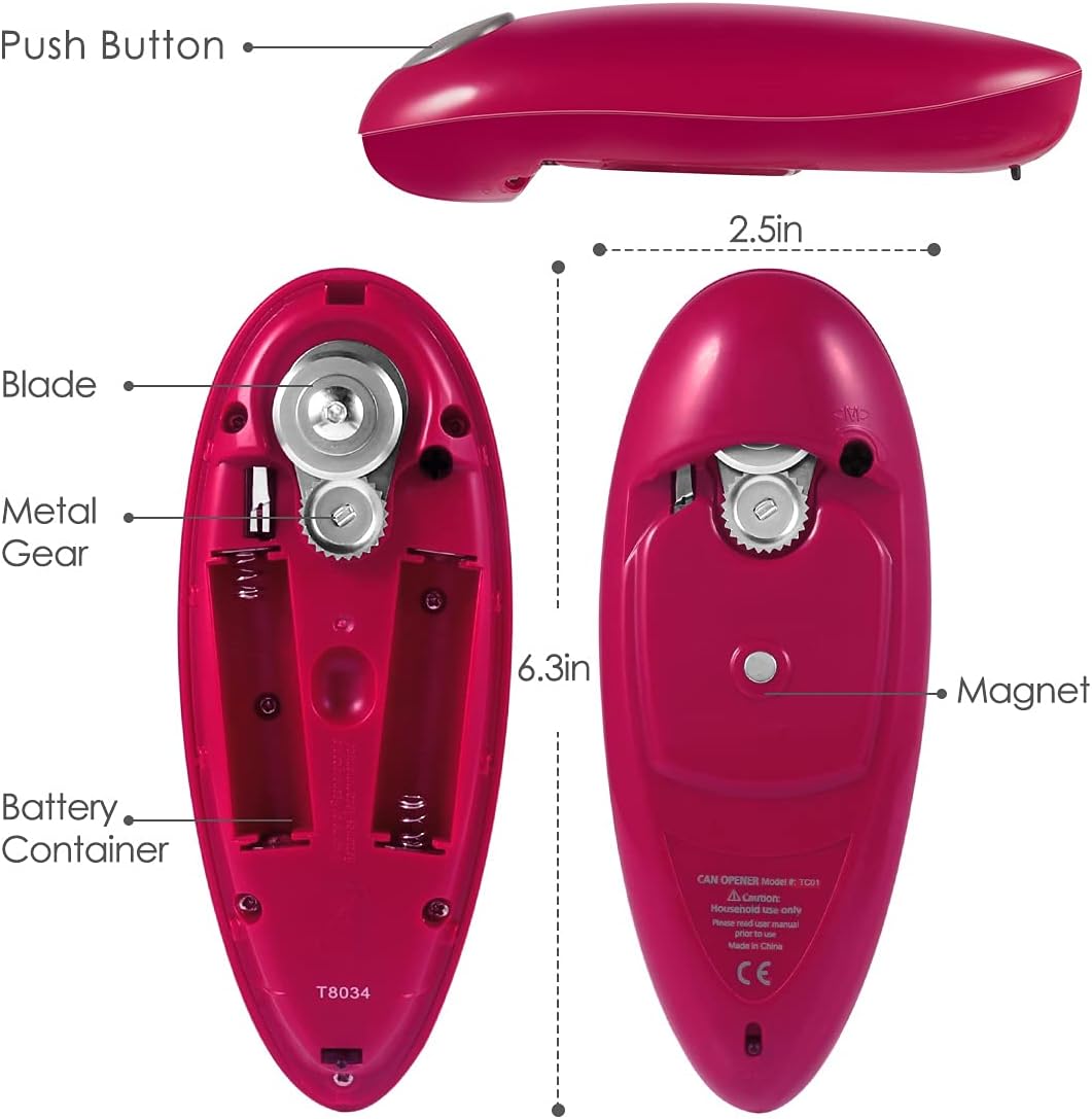 One Touch Electric Can Opener for Seniors