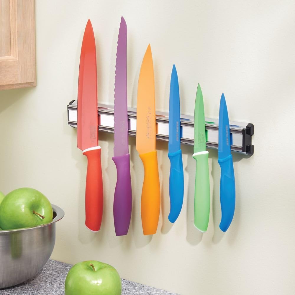 Must Have Wall-Mount Magnetic Knife Holder 14-Inch Heavy DutyStainless Steel