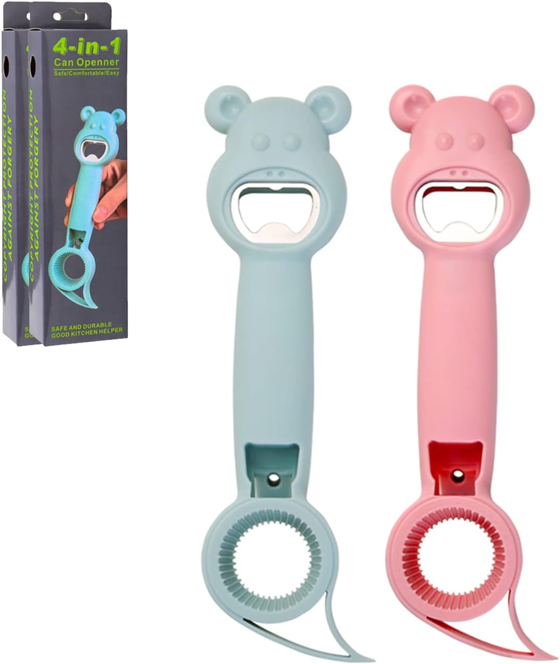 4-in-1 Jar Opener for Arthritic Hands and Seniors