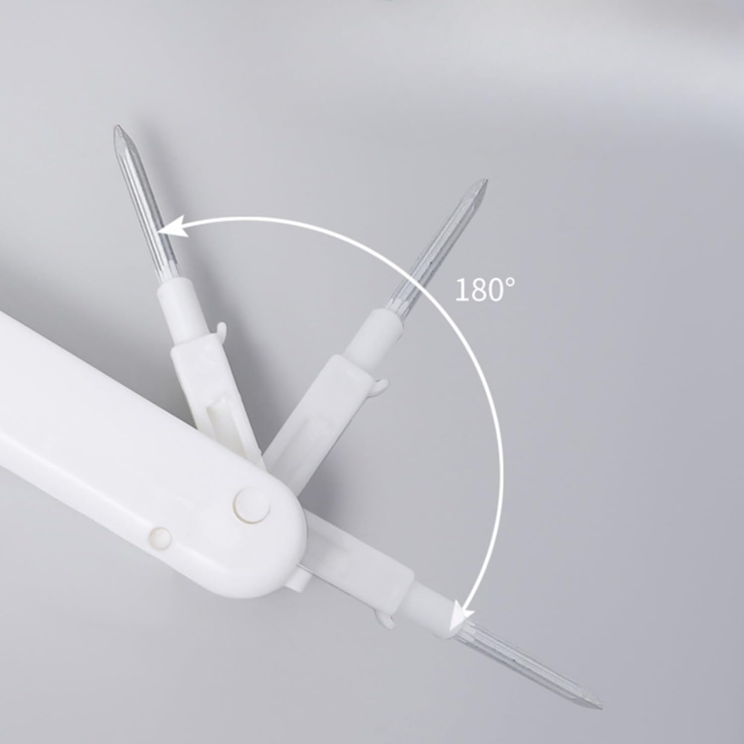 4-in-1 Kitchen Cleaning Brush with Stainless Steel Scrape Tool