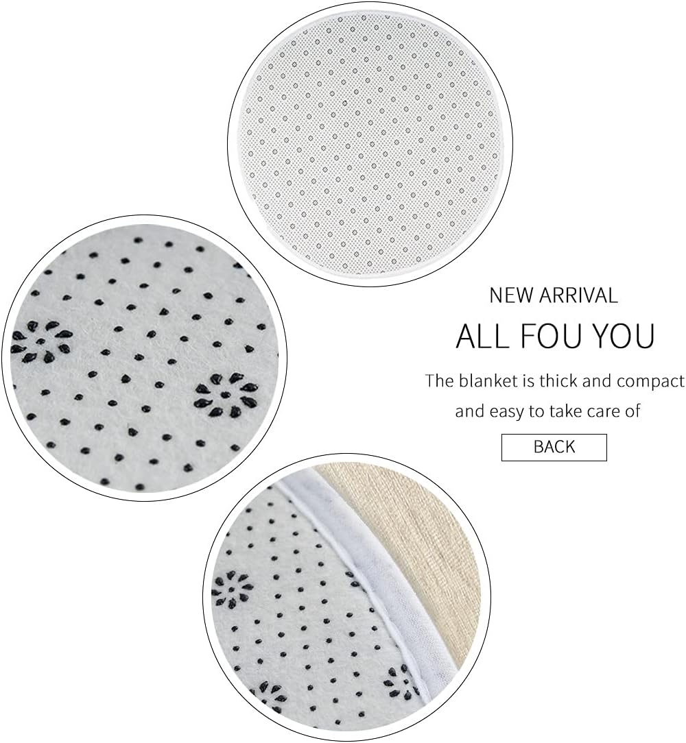 Circular Rug Soft Non-Slip Durable