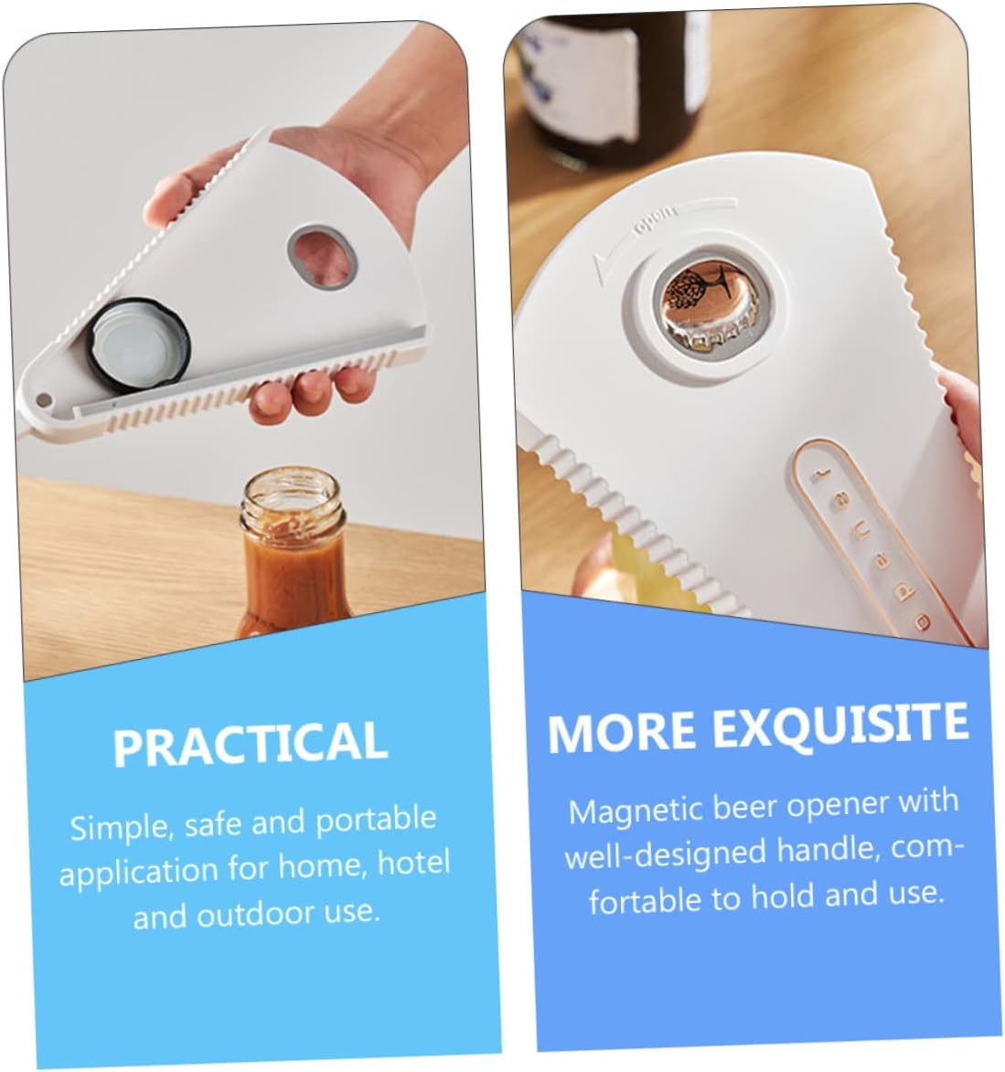 Pure Relief - Bottle OpenerQUALITY ABSCARBIDENON-SIPPortable Multitool for PartiesKitchenAmb