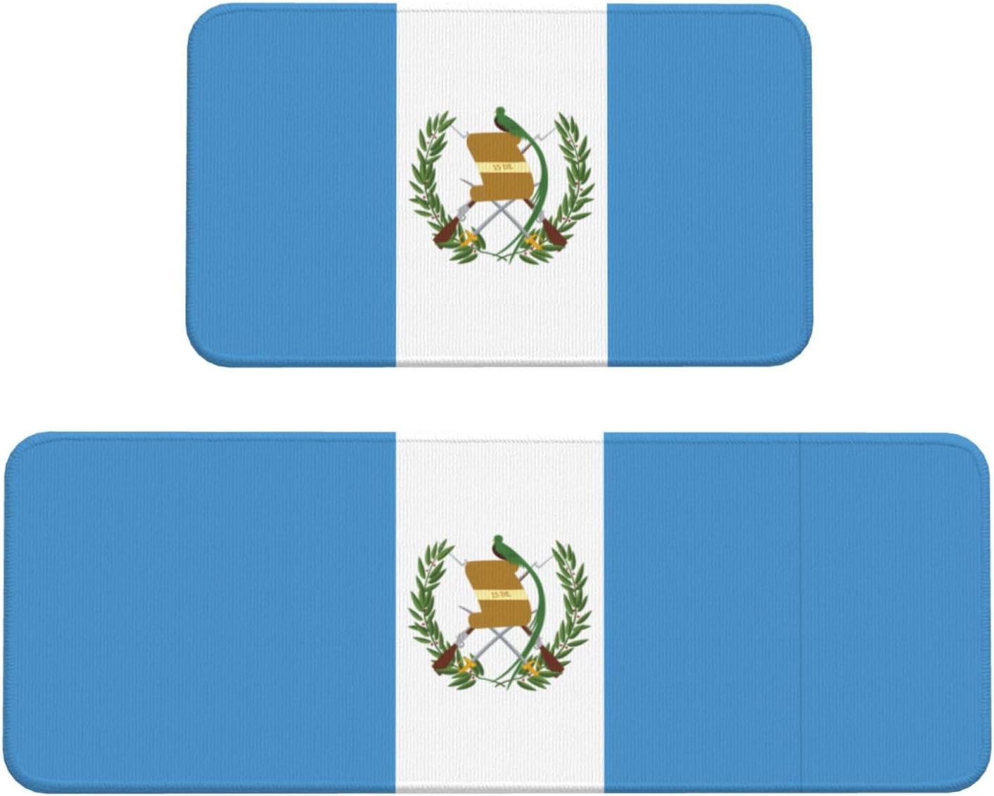 Guatemala-inspired Kitchen Mat Set - Non-Slip WaterProof