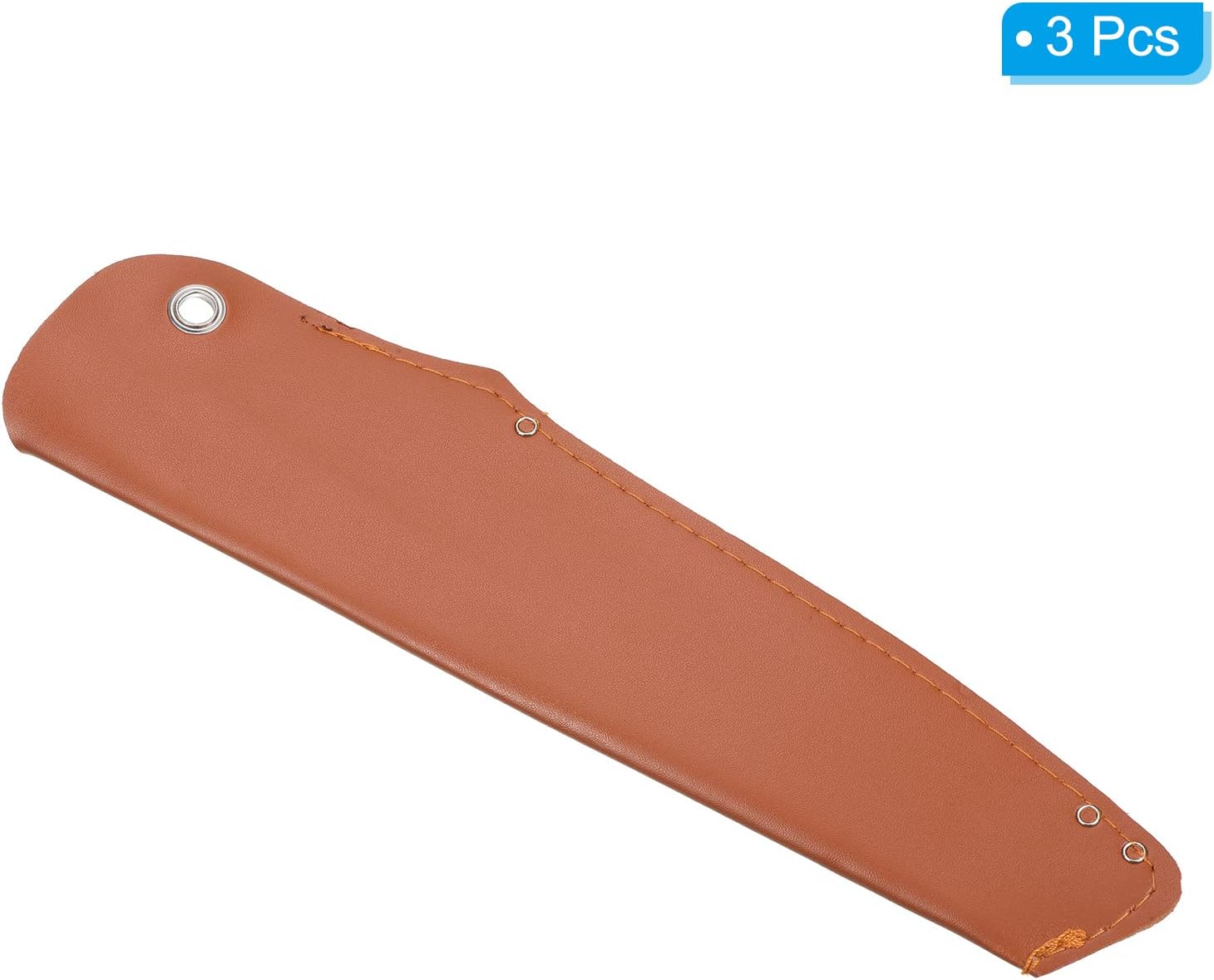 3-Piece 11 PU Leather Santoku Knife Sheath Duplicate