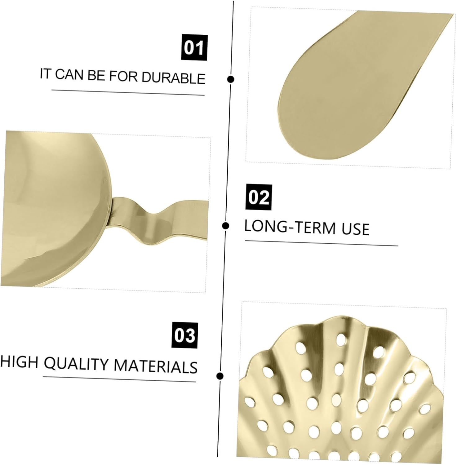 304 Stainless Steel Shell Ice Strainer Cocktail Commercial Strainer Bartenders Choice