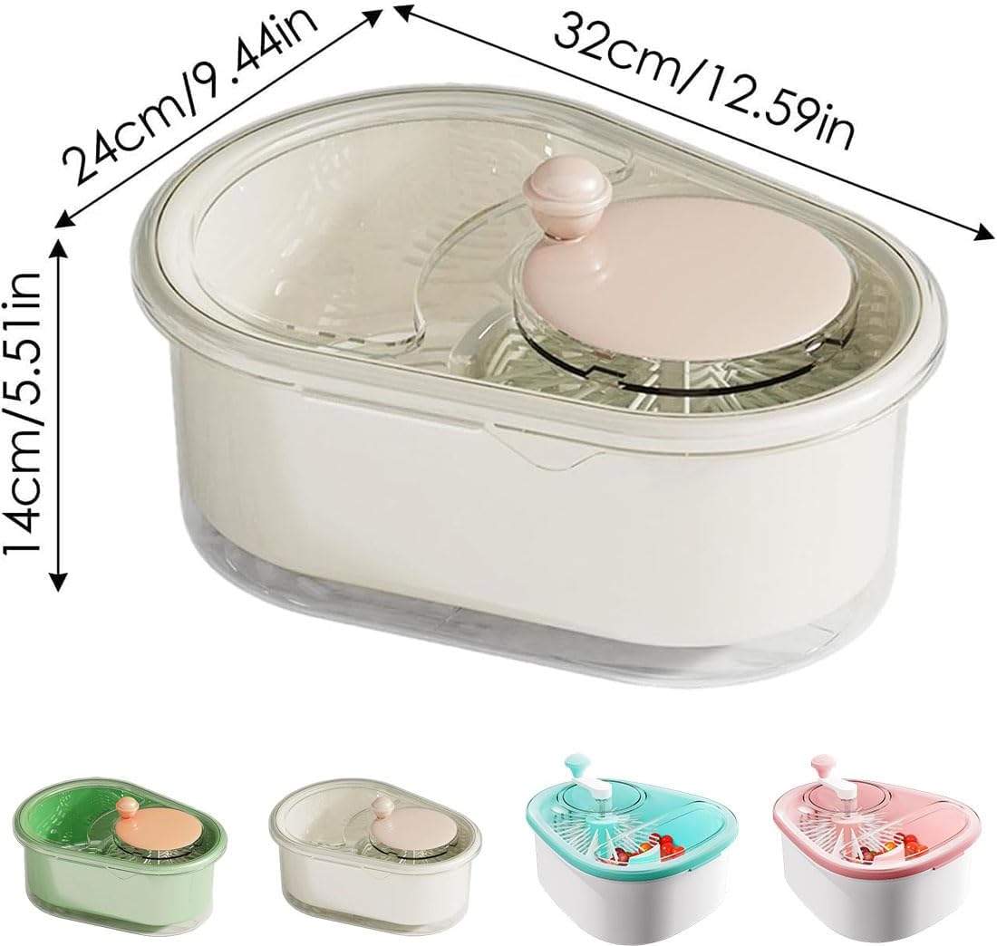 Fruit Cleaner Spinner Efficient Multi-Function Kitchen Gadget