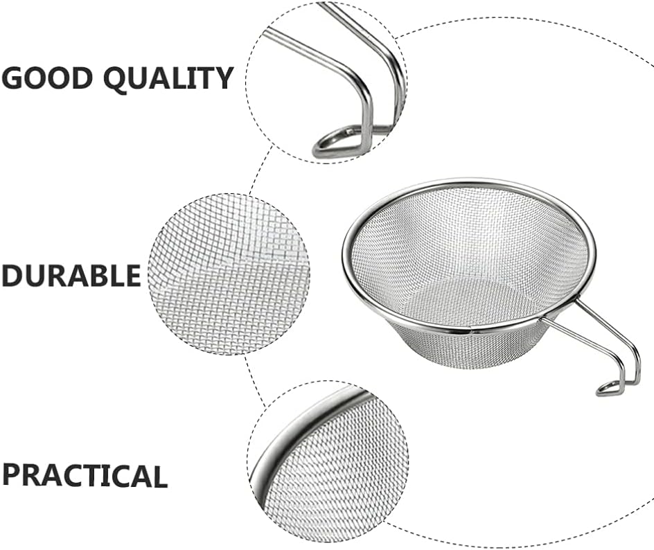 Fishing GlassSoup Skimmer Stainless Steel Strainer for Noodles Tea Eggs