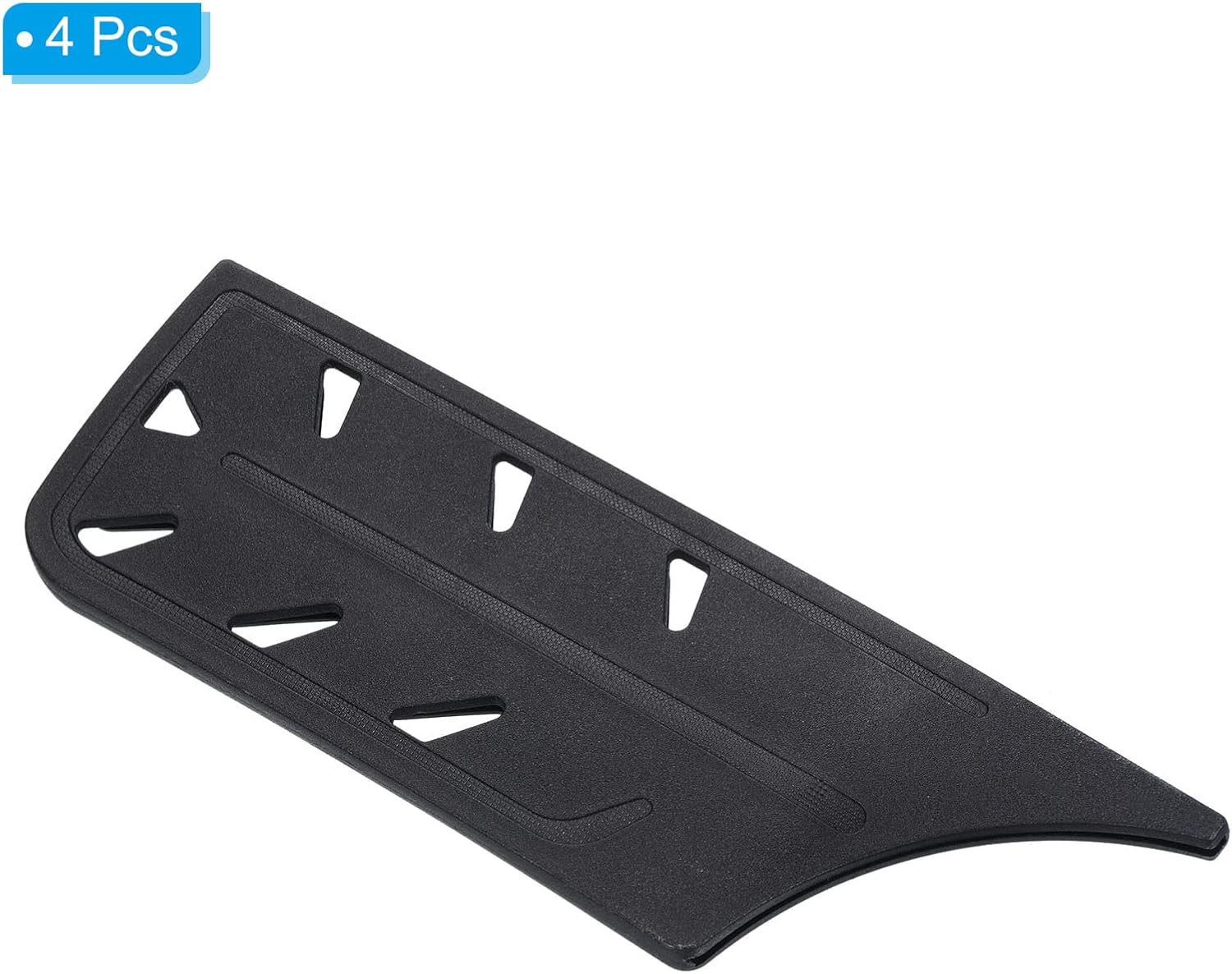 Patikil 4 x Plastic Safety Knife Covers for 7 Nakiri Knives Black