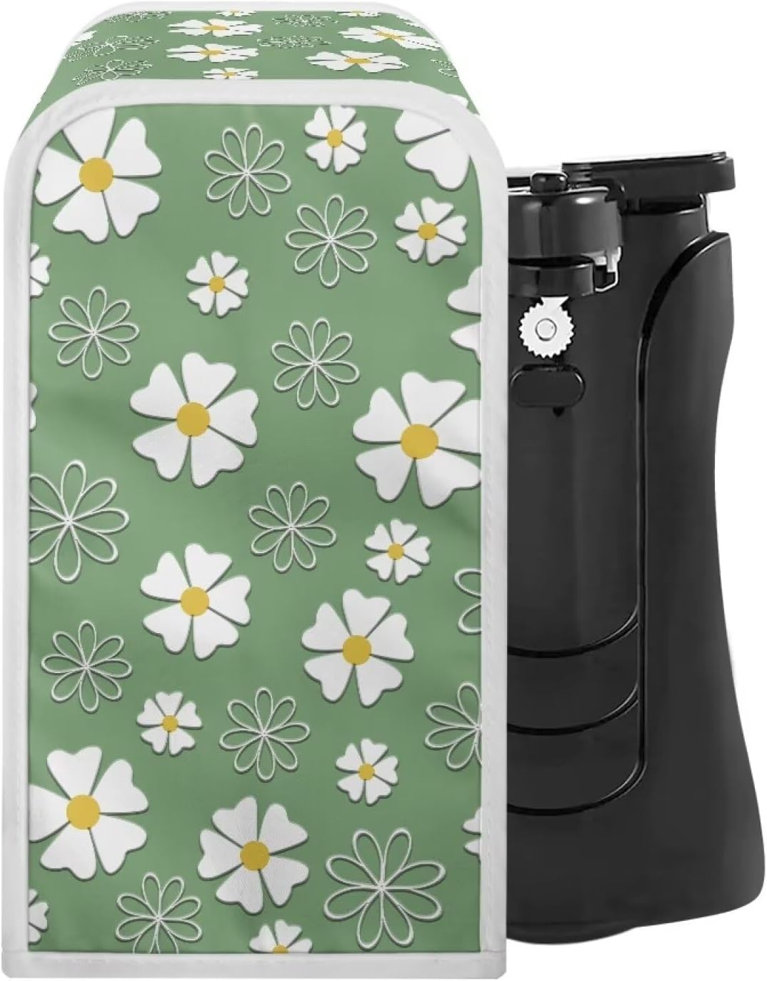ZUXONGSY Floral Electric Can Opener Dust Cover