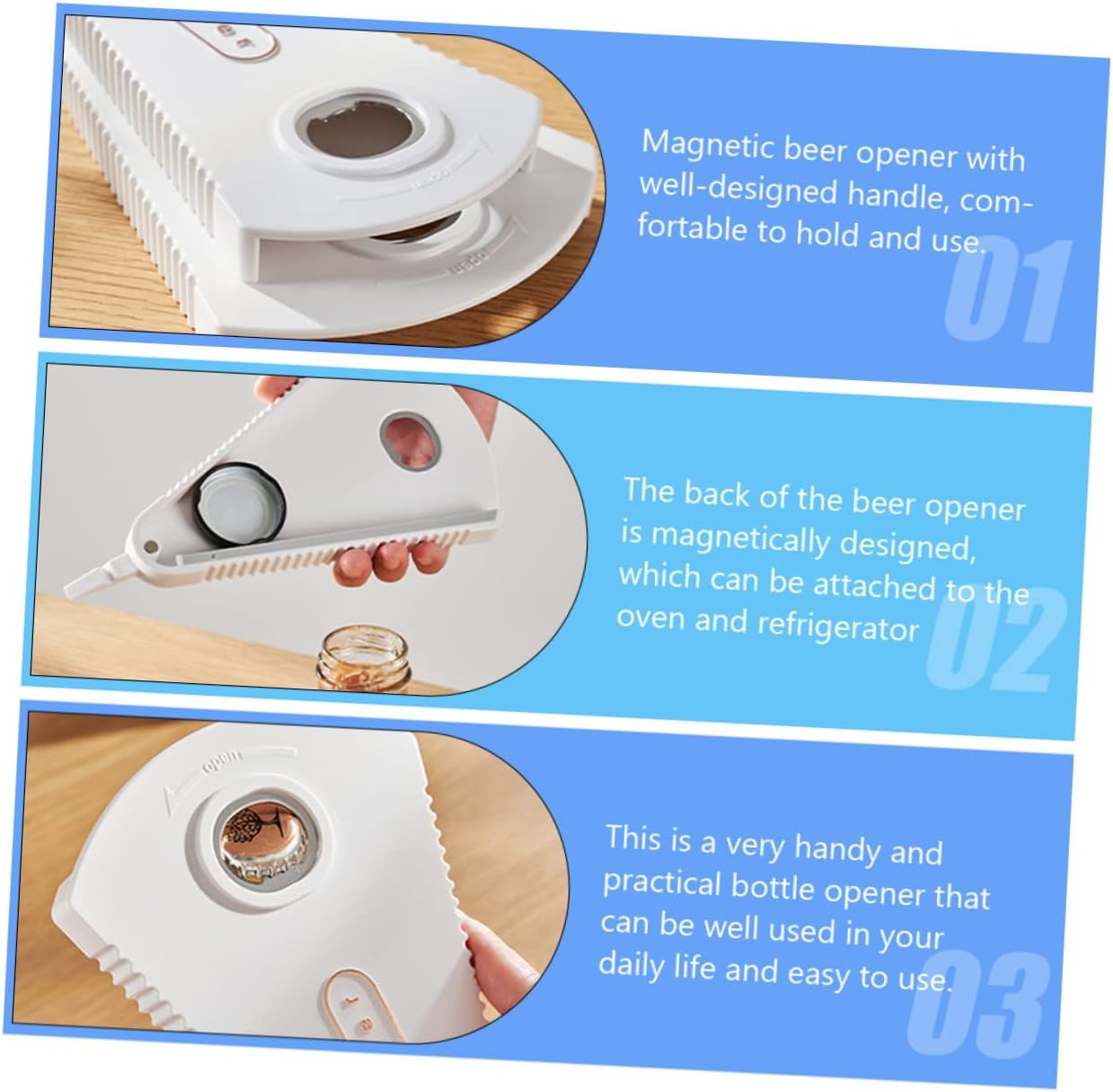 Pure Relief - Bottle OpenerQUALITY ABSCARBIDENON-SIPPortable Multitool for PartiesKitchenAmb