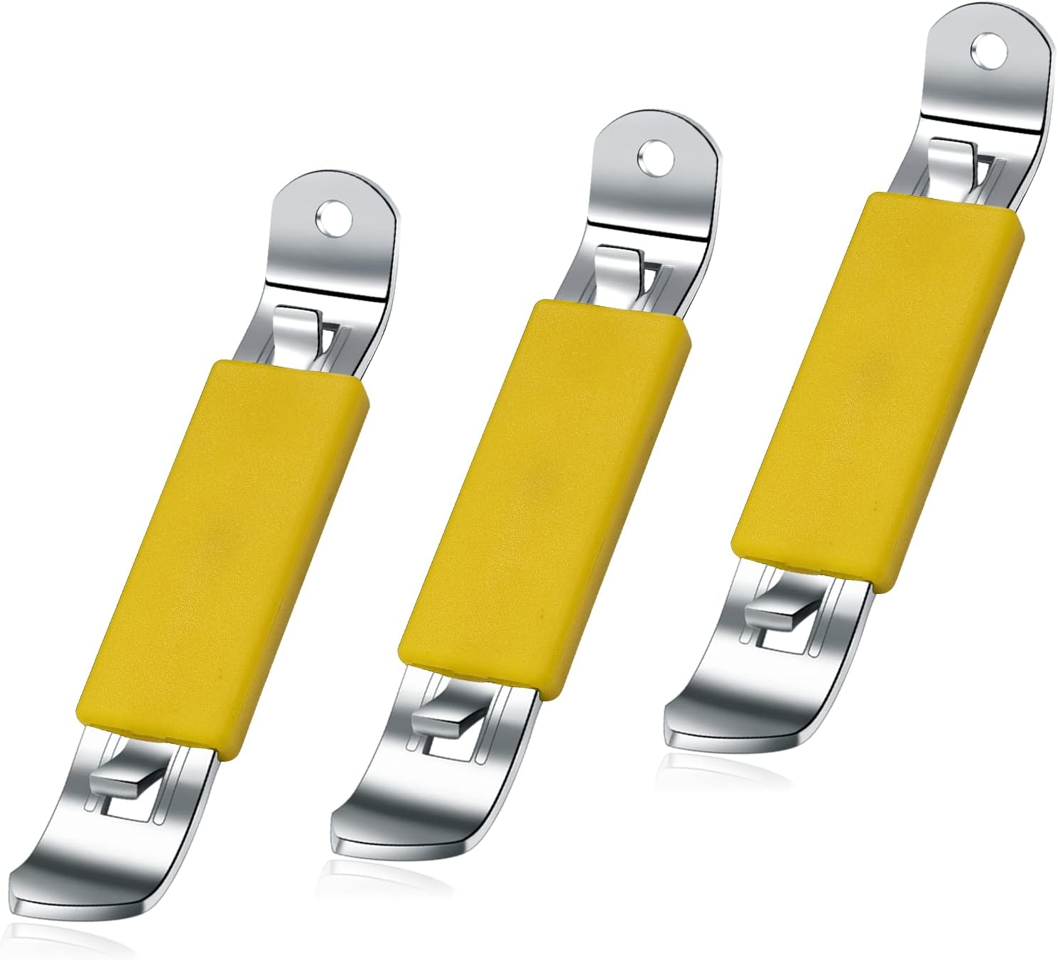 3-Piece Magnetic Bottle Can Opener Yellow