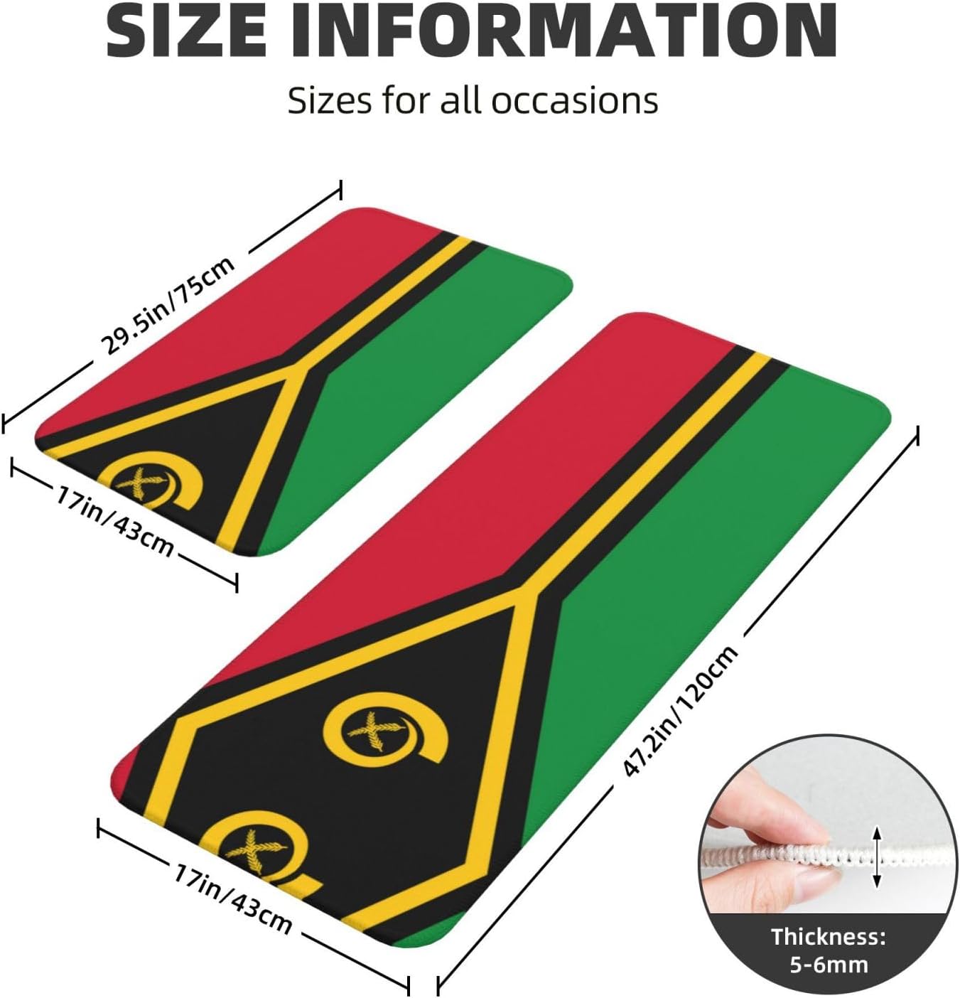 Vanuatu Kitchen Mat Set