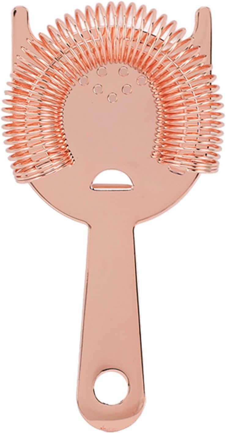 Stainless Steel Cocktail Strainer Rose Gold