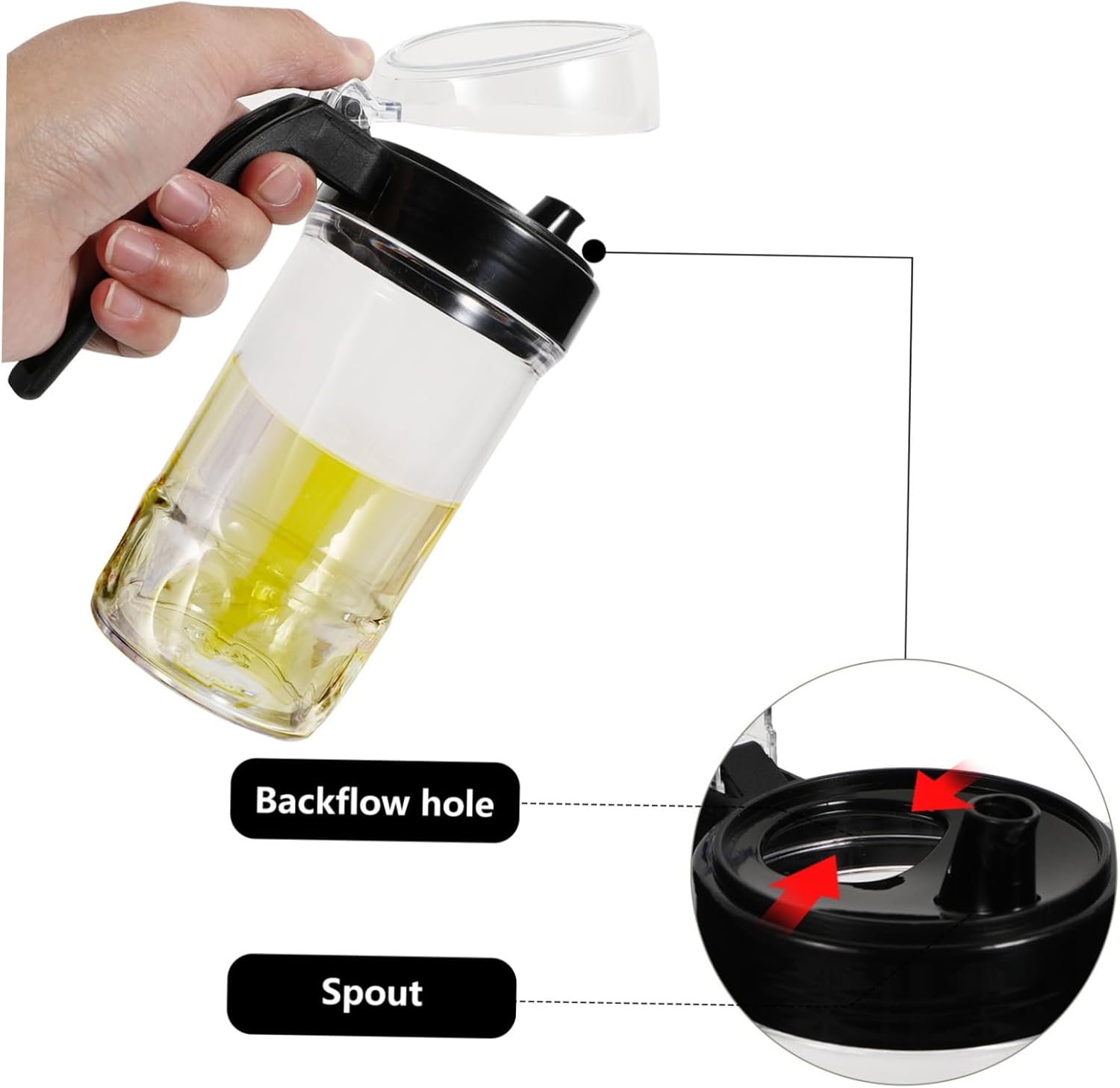 PAMINGONO500ml Leak-Proof Oil Bottle