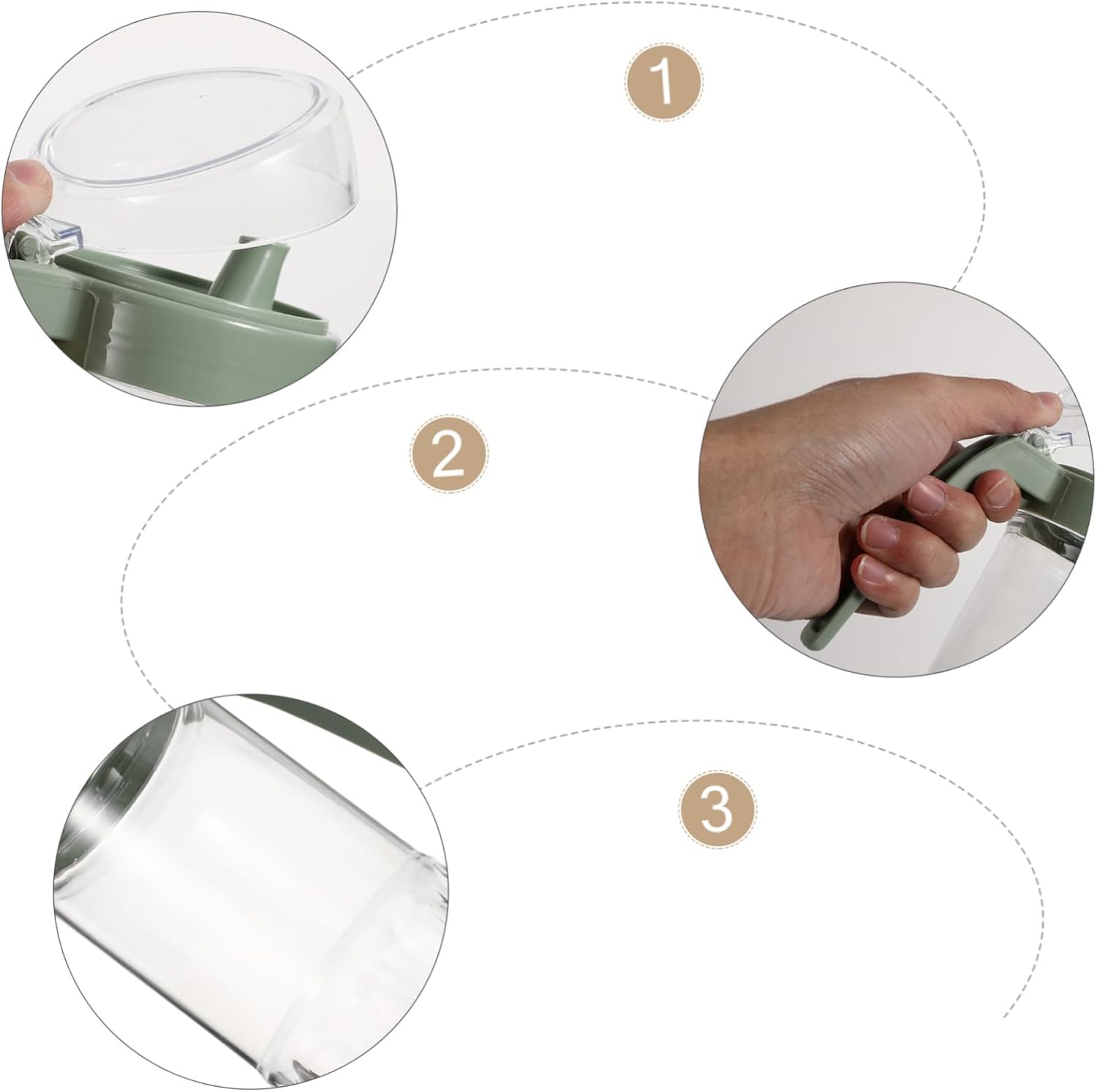 500ml Acrylic Oil and Vinegar Mixing Bottle Kitchen Oil Sprayer Condiment Squeeze Bottle