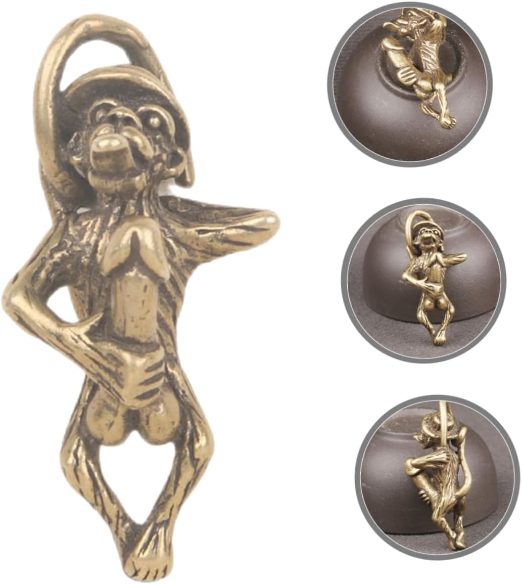 Brass Monkey Keychain