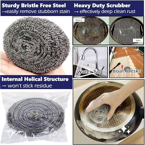 AFSN Multi-Purpose Heavy-Duty Stainless Steel Cleaning Brush