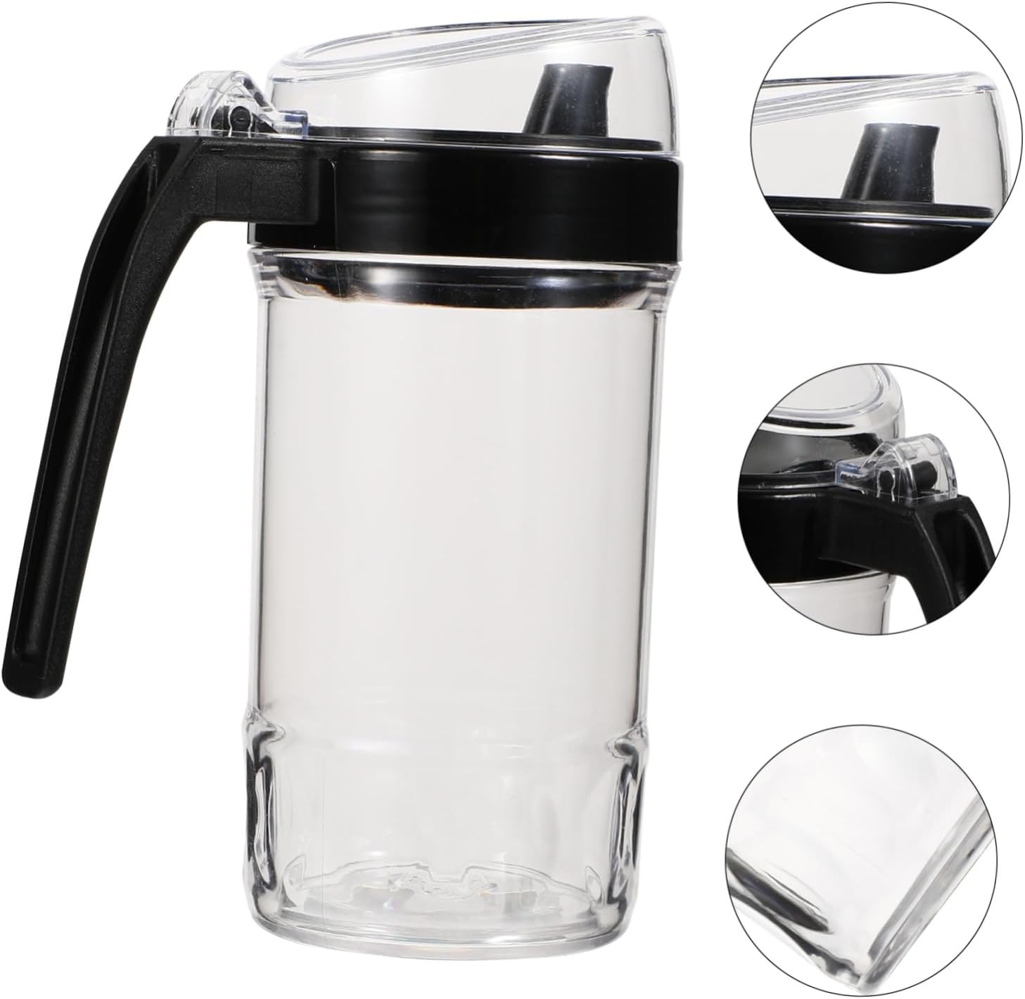 KICHOUSE 500ml Leak-Proof Oil Vinegar Soy Sauce Vessel Compact Durable