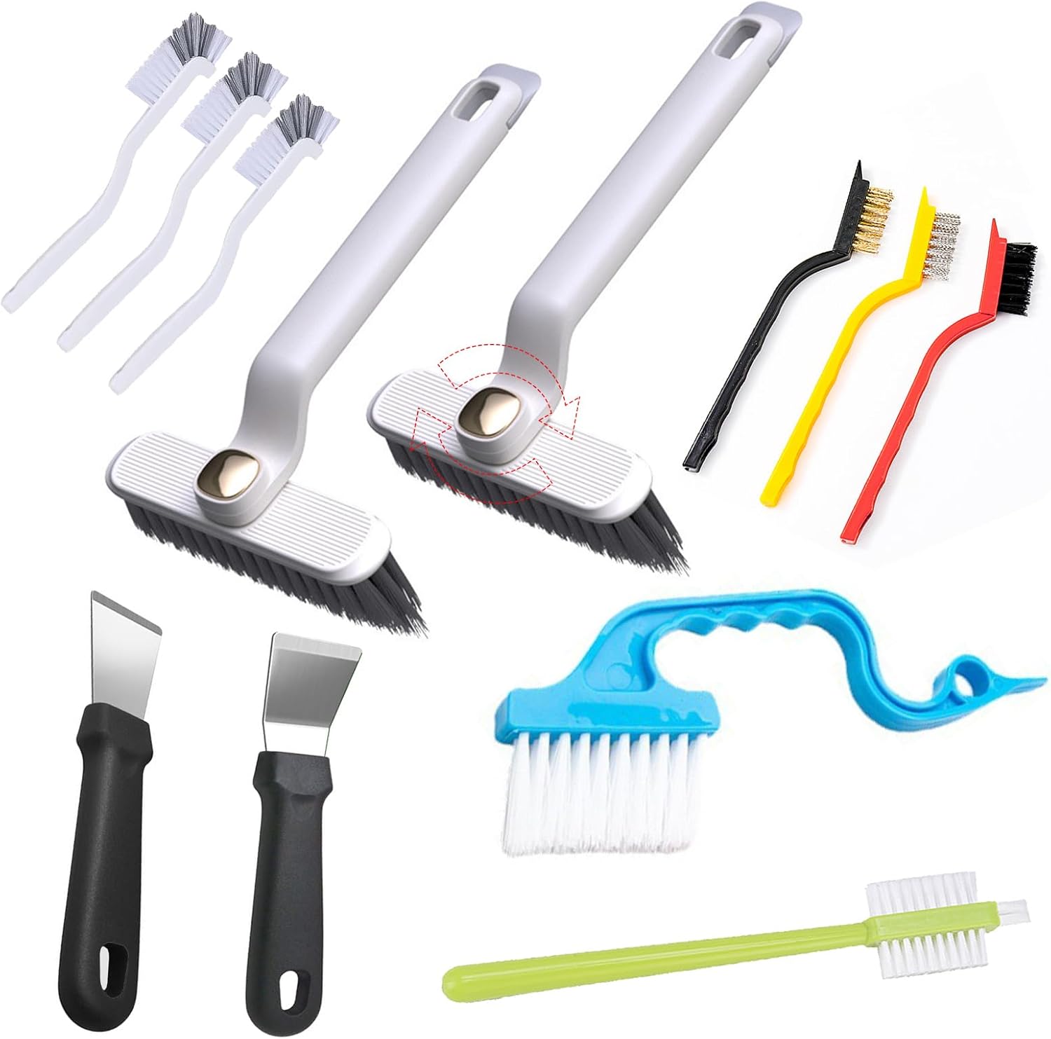 12-Piece Ultimate Crevice Cleaning Brush Kit