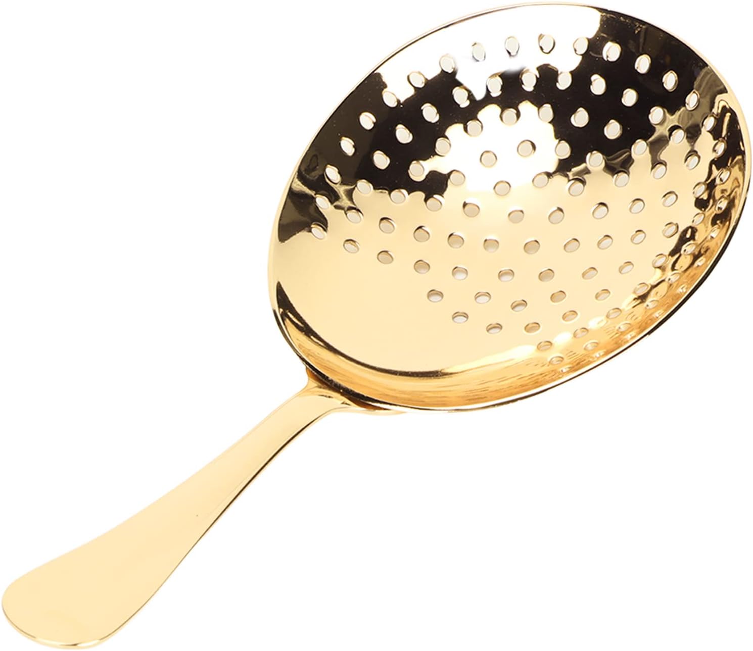 Stainless Steel Julep Strainer Ergonomic Handle for Home Commercial Use