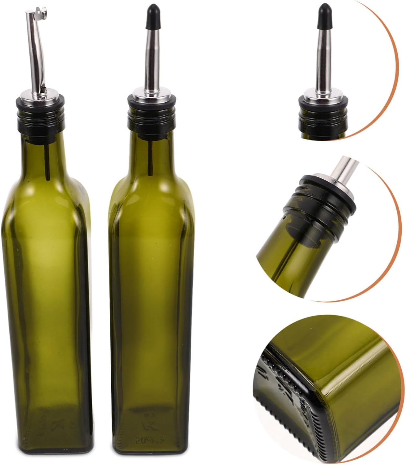 Stylish Oil and Vinegar Dispenser for Storage