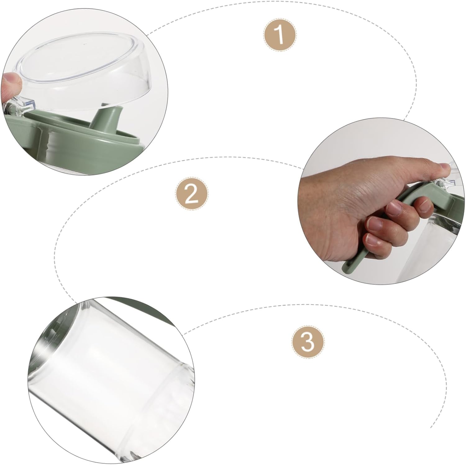 500ml Oil Dispenser Bottle - Acrylic Kitchen Aux