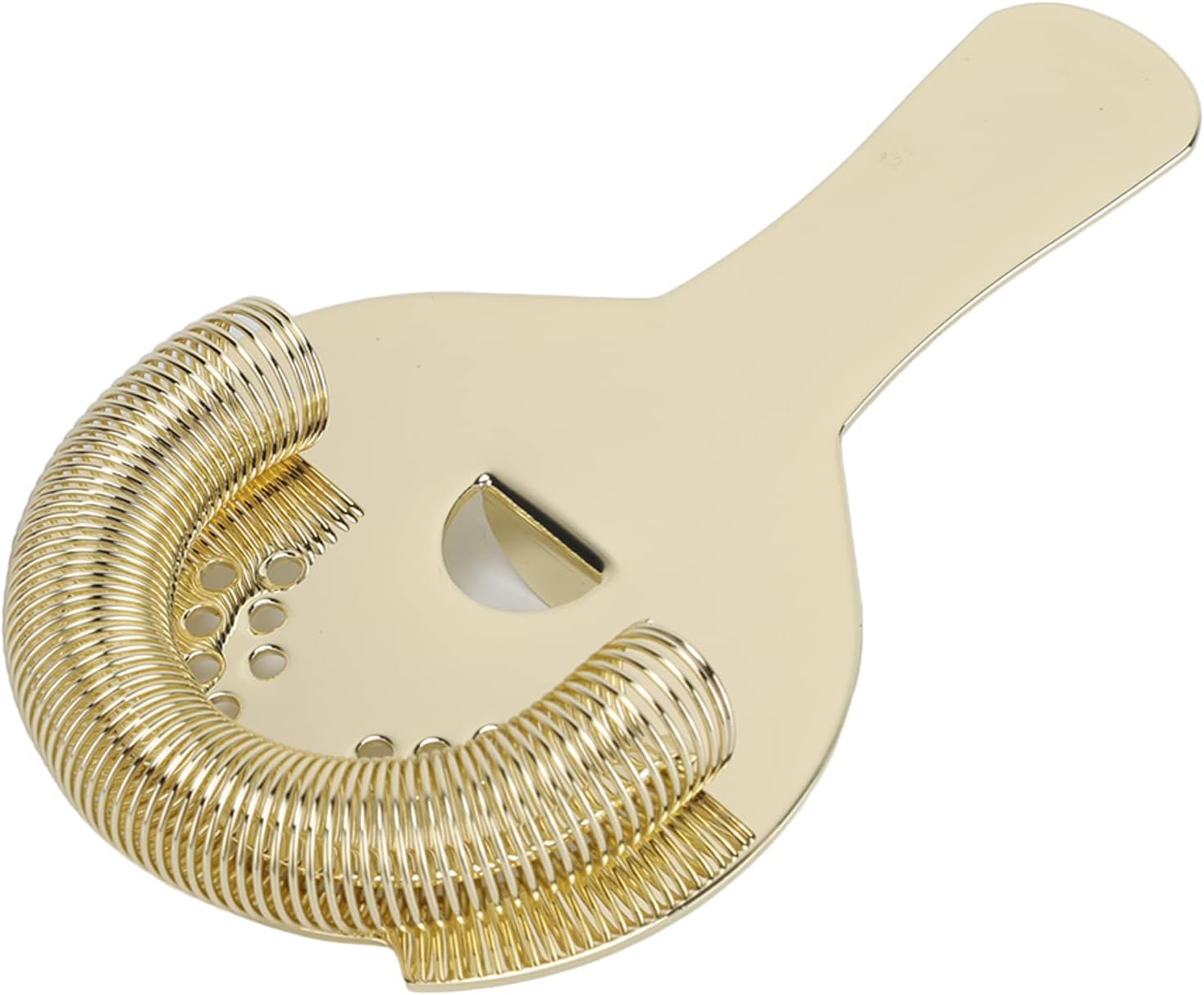 Noonedibs Stainless Steel Cocktail Strainer Professional Design Gold