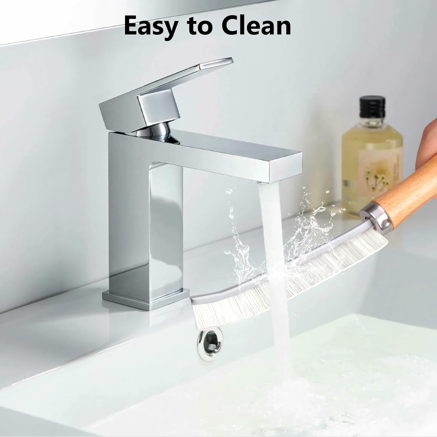 4-Piece Comfort Grip Crevice Brush for Tight Spaces