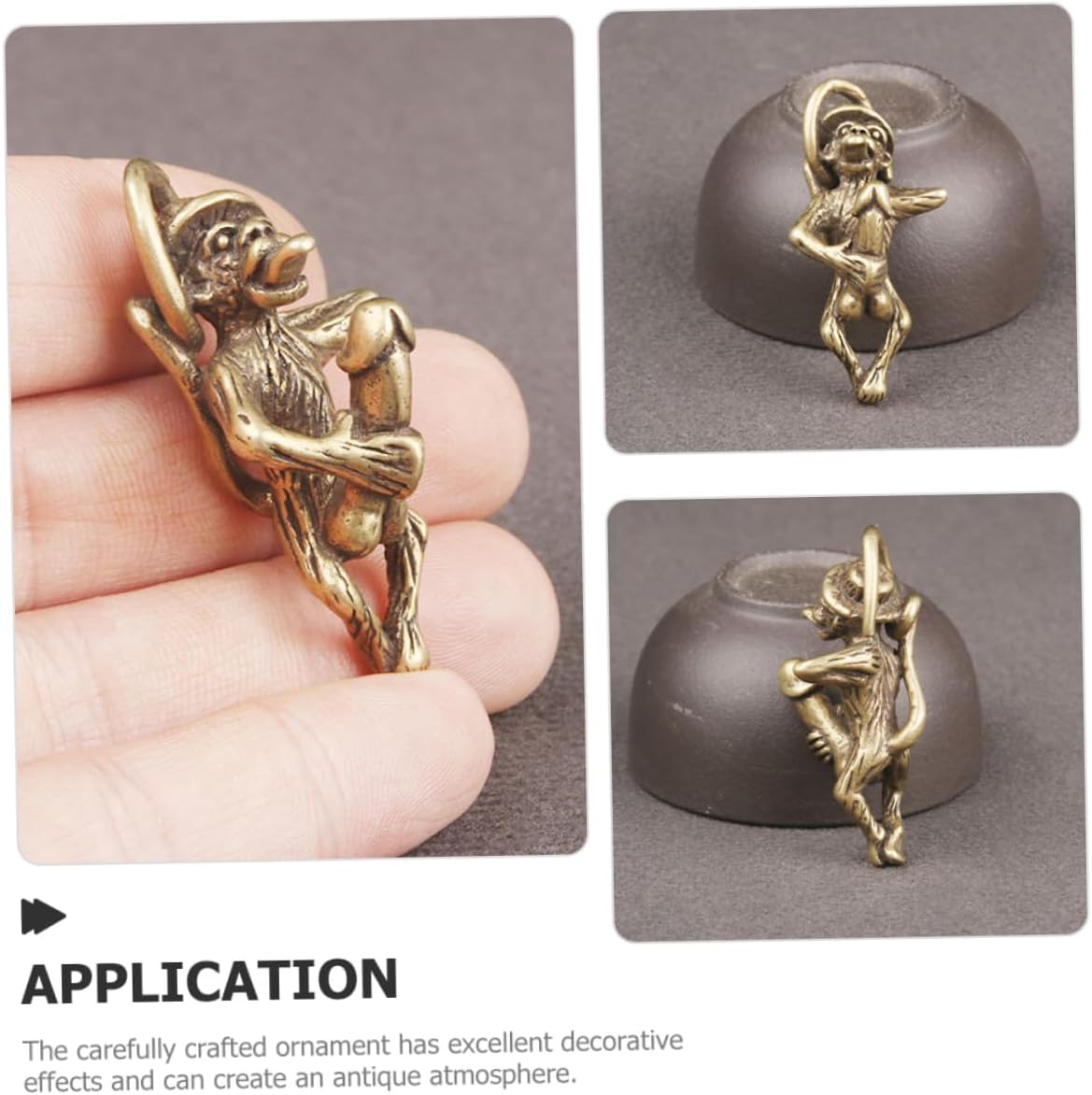 Brass Monkey Keychain
