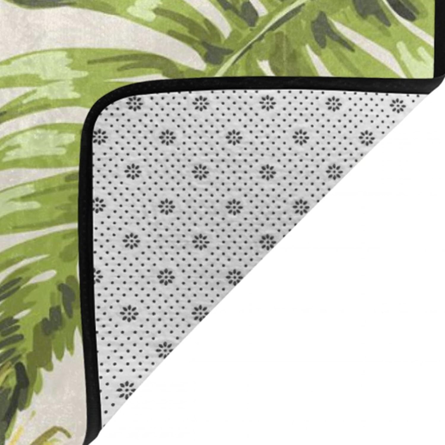 Sturdy Comfort Mat with Tropical Design